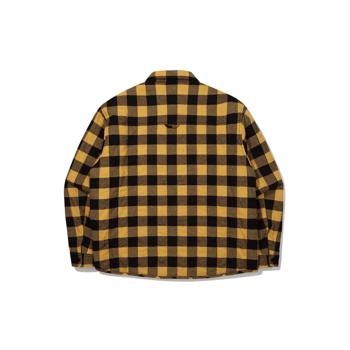 코닥(KODAK) 체크 패딩 셔켓 YELLOW