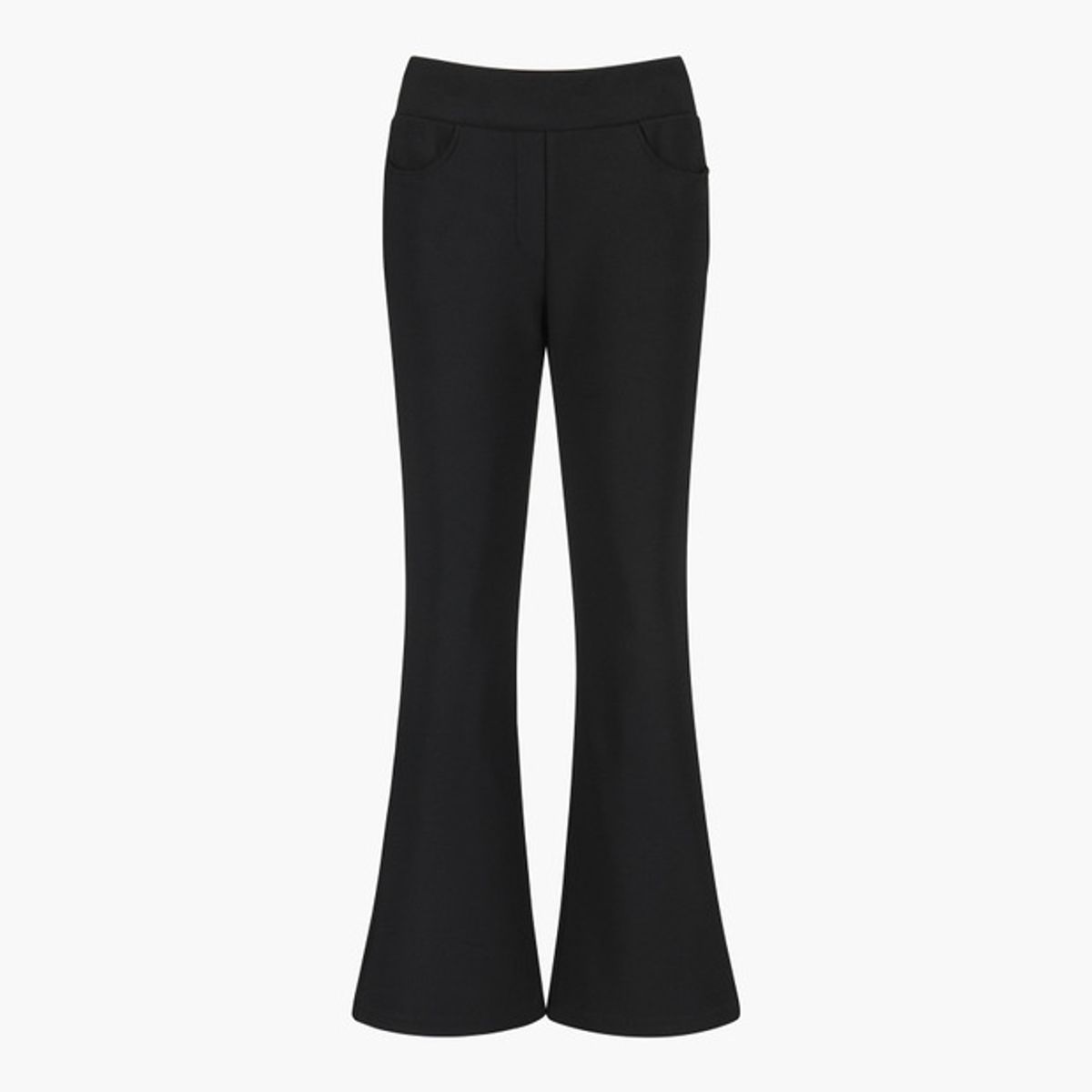 르꼬끄 골프(LECOQ GOLF) 여성 에센셜 기모 부츠컷 팬츠 _BLCK GQ422LPTO9