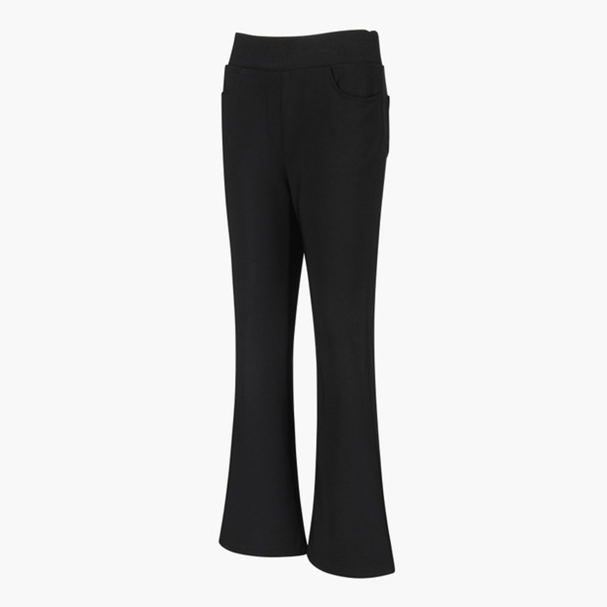 르꼬끄 골프(LECOQ GOLF) 여성 에센셜 기모 부츠컷 팬츠 _BLCK GQ422LPTO9