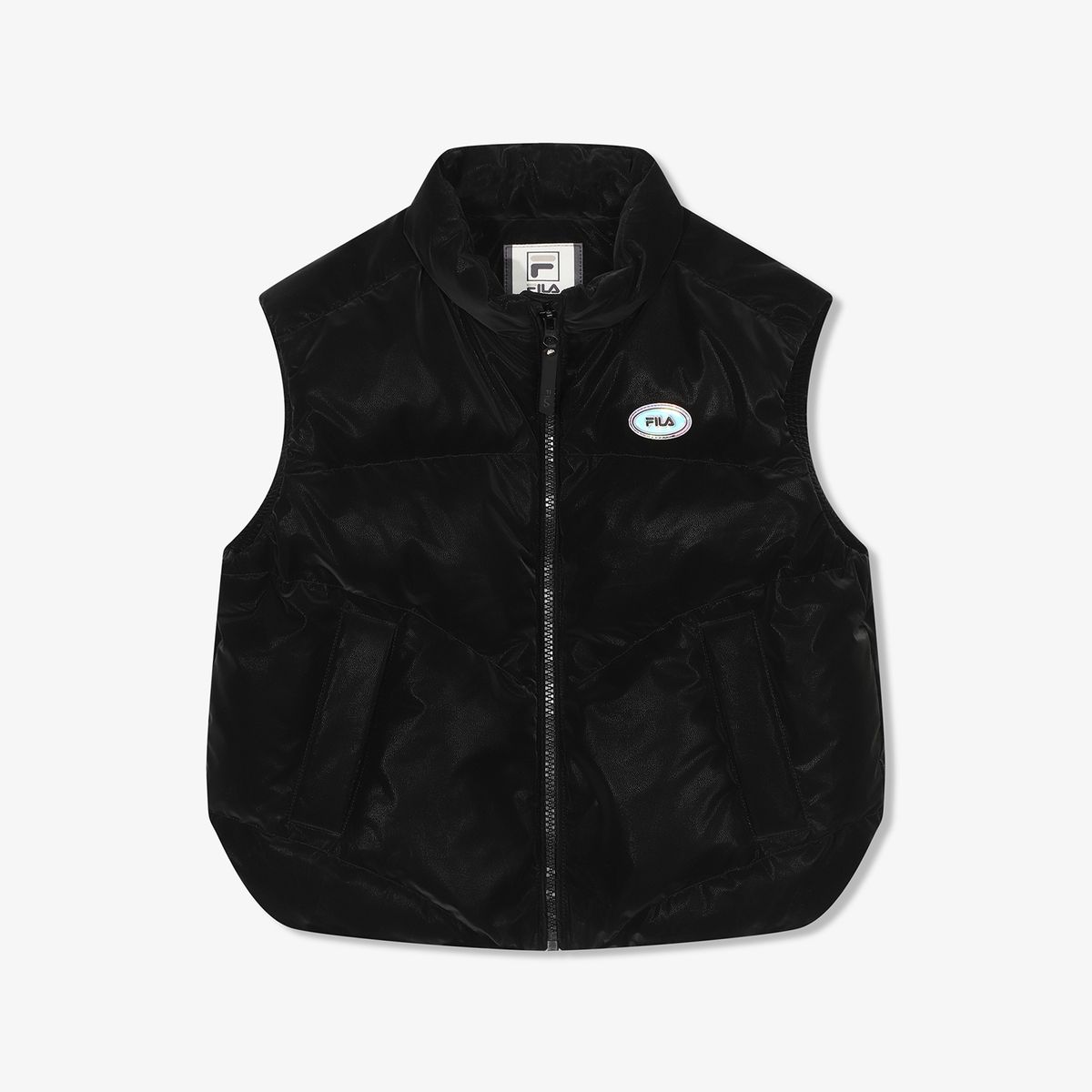 휠라 키즈(FILA KIDS) 여아 숏 패딩 조끼