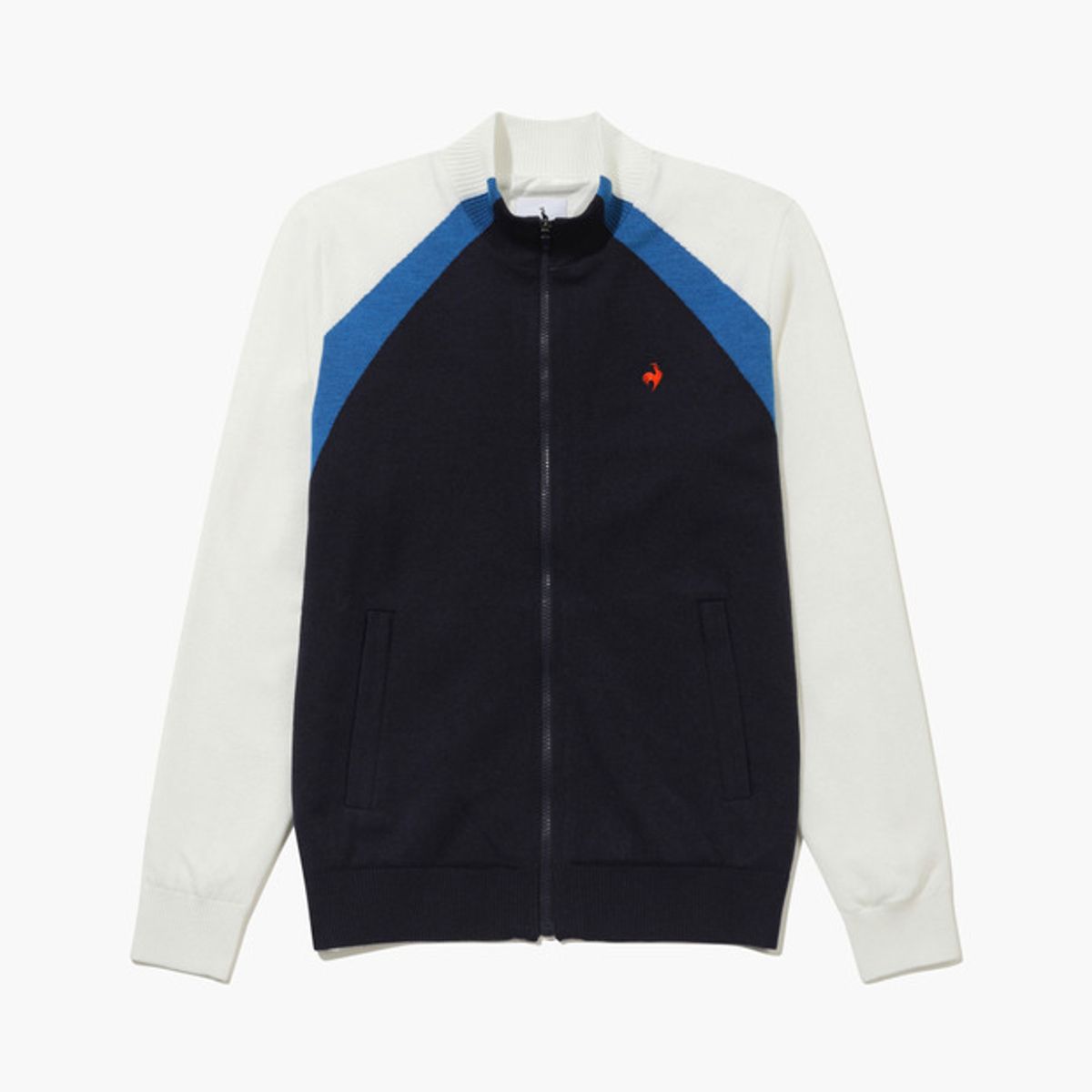 르꼬끄 골프(LECOQ GOLF) 남성 방풍 풀집업 가디건 _CREM GQ321MKC91