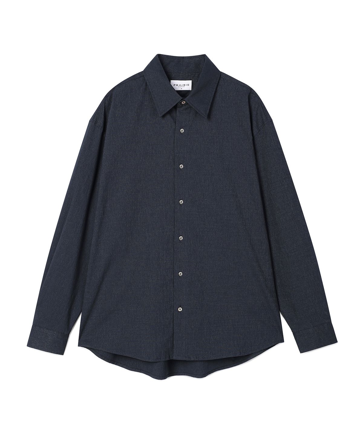 프레리(PRAIRIE) 컴포트 섀도우 스트라이프 셔츠 (NAVY)
