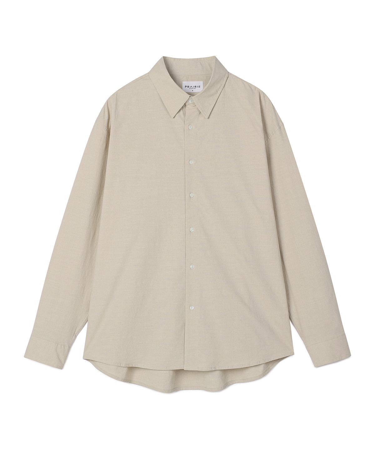 프레리(PRAIRIE) 컴포트 섀도우 스트라이프 셔츠 (BEIGE)
