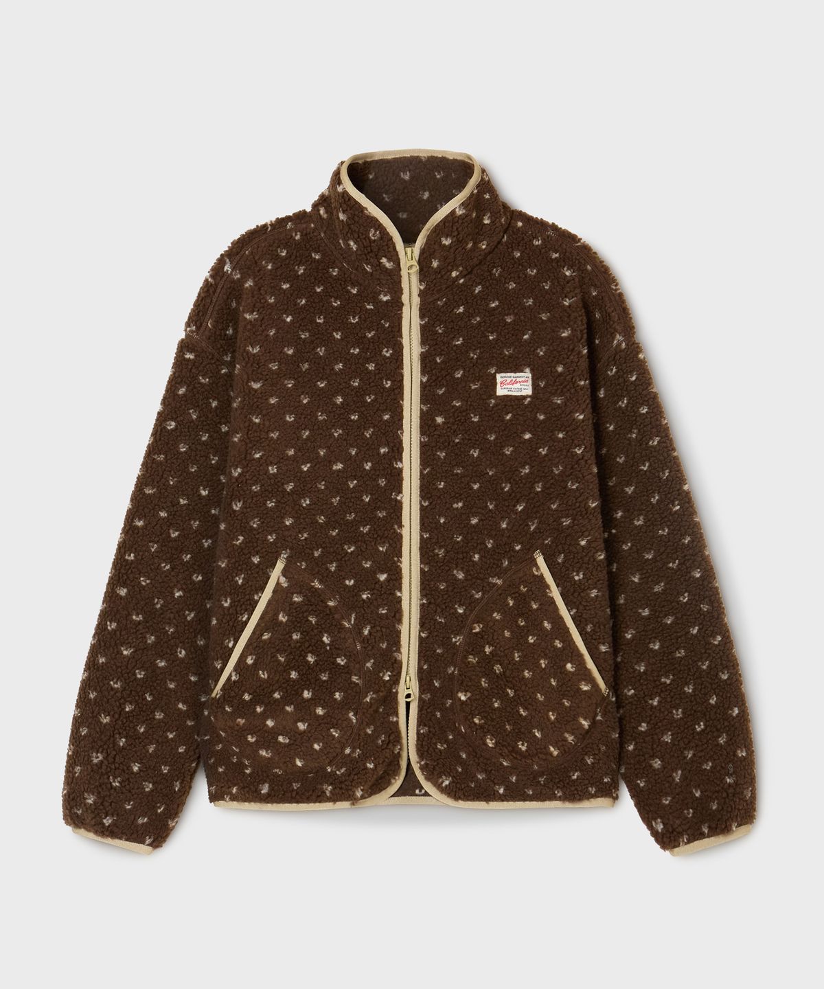후아유(WHO.A.U) Dot Pattern Fleece Jacket / WHMZG1198F