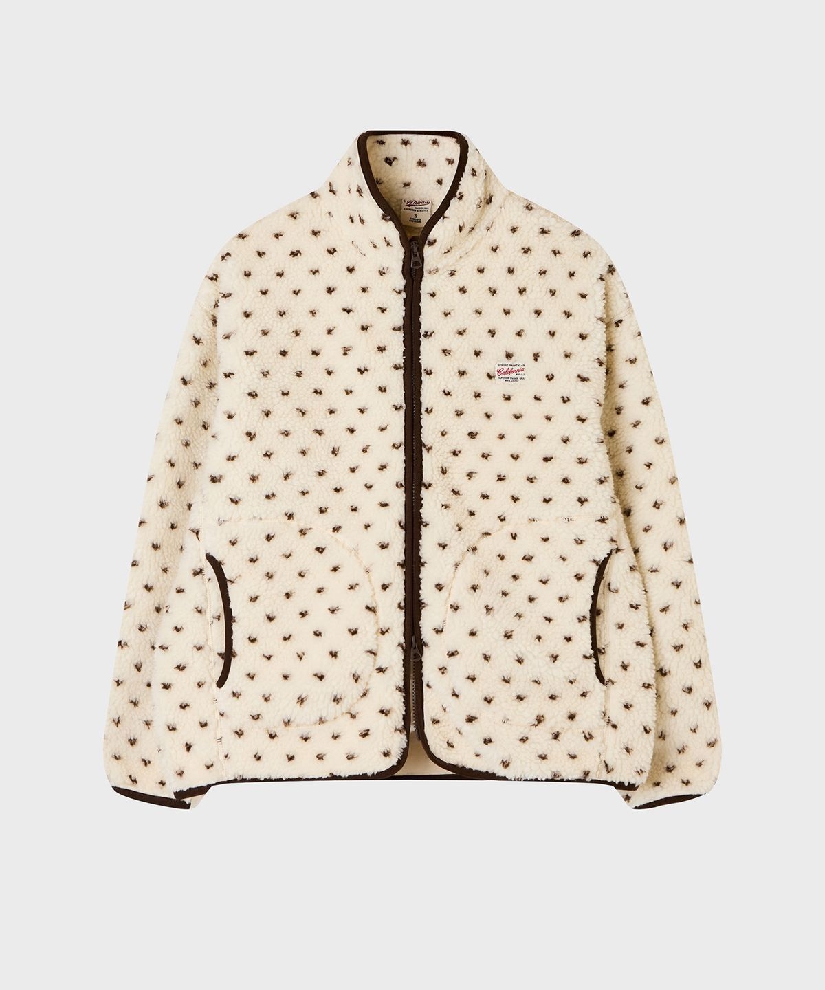 후아유(WHO.A.U) Pattern Dumble Zip-up(F) / WHMZG4V21F