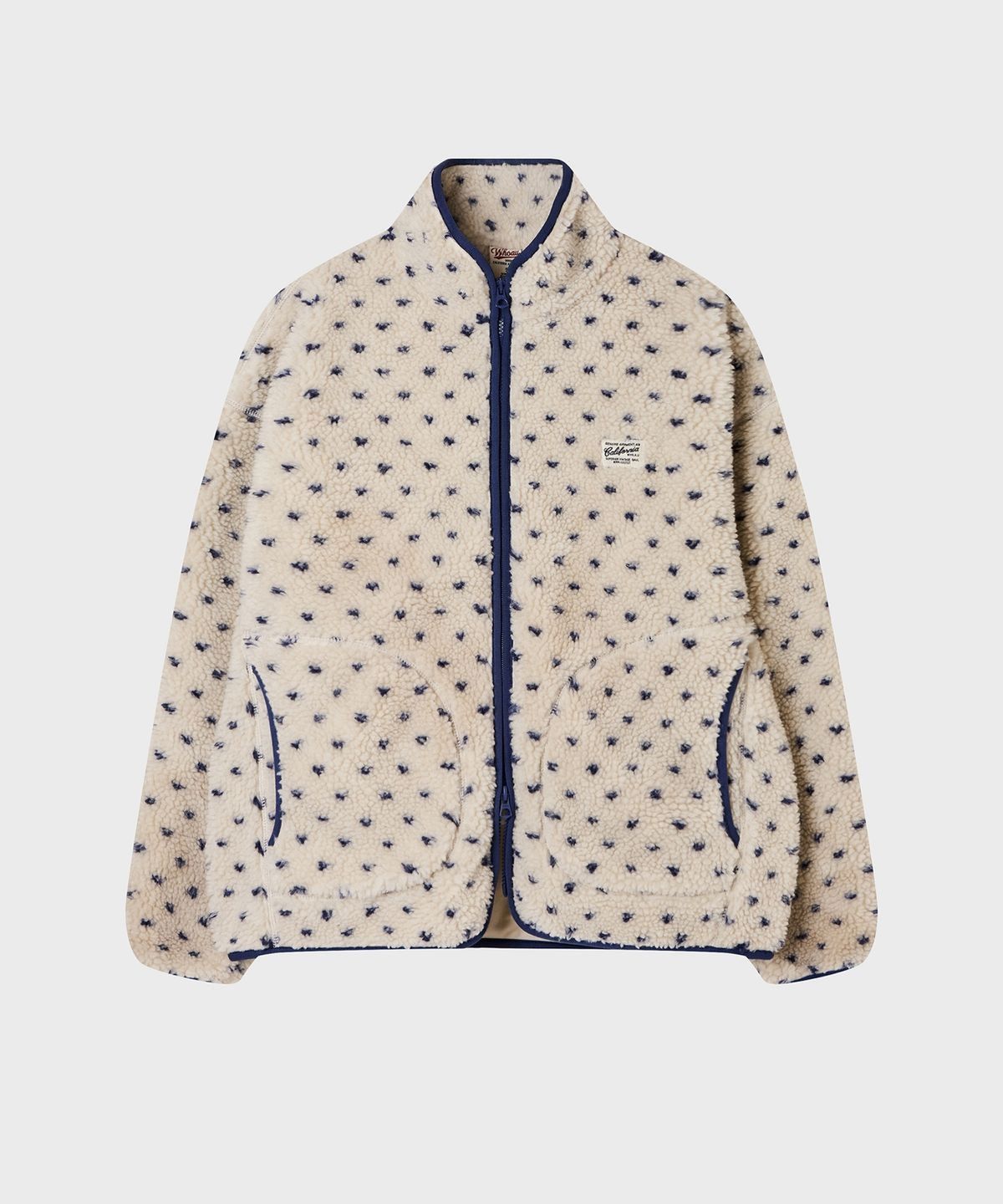 후아유(WHO.A.U) Pattern Dumble Zip-up(F) / WHMZG4V21F