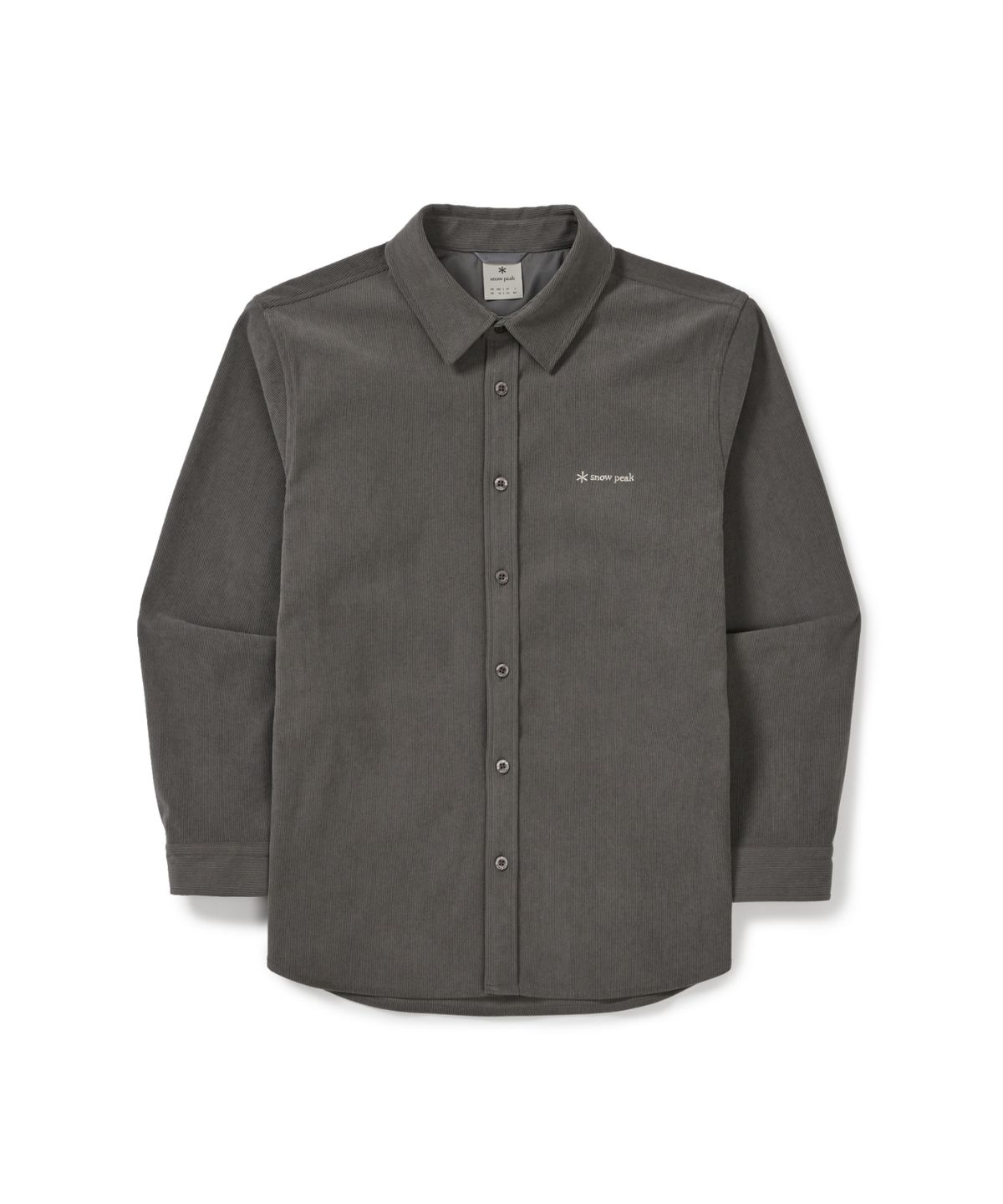 스노우피크 어패럴(SNOWPEAK APPAREL) 코듀로이 셔츠 (S25WMFSH70) Dark Gray