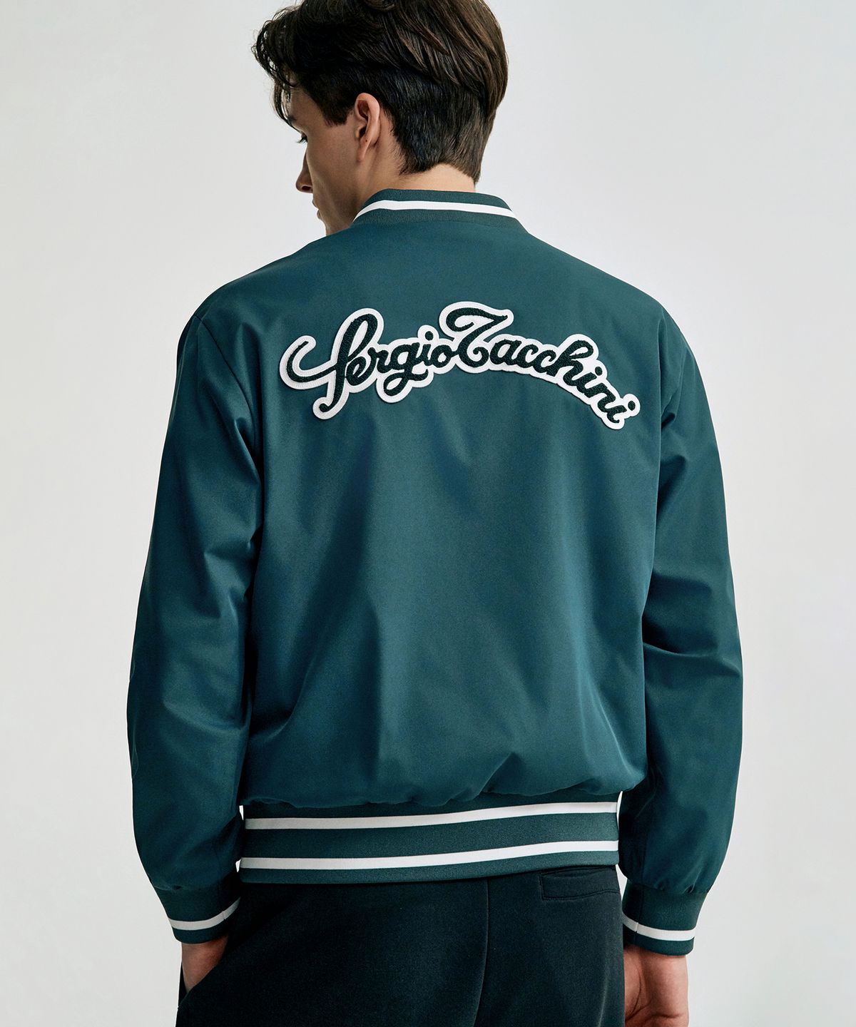 세르지오 타키니(SERGIO TACCHINI) U 바시티 우븐 자켓