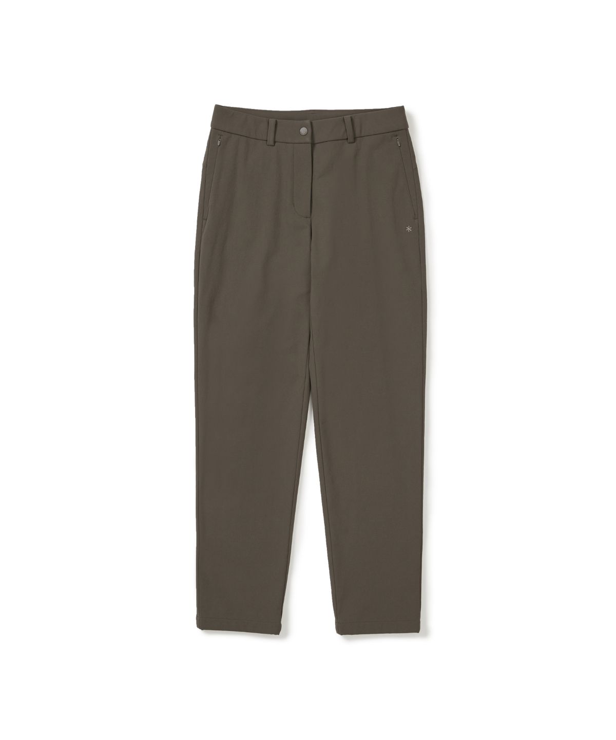 스노우피크 어패럴(SNOWPEAK APPAREL) 라고 약기모 여성 슬림 팬츠 (S25WWTPT21) Dark Khaki