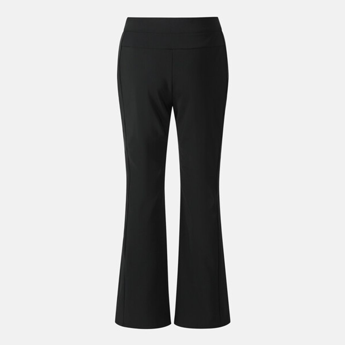 데상트(DESCENTE) 우먼스 본딩 세미 부츠컷 팬츠 블랙 SQ322SPT91