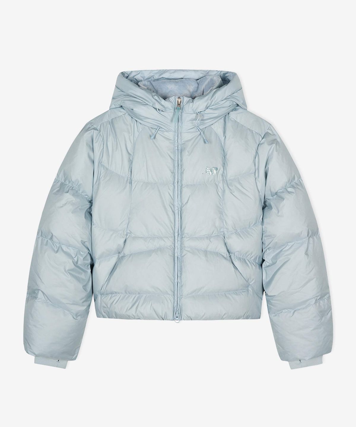 뉴발란스(NEW BALANCE) NBNPF4W072 / WOMEN 플라잉 후드형 숏다운 (LIGHT BLUE)