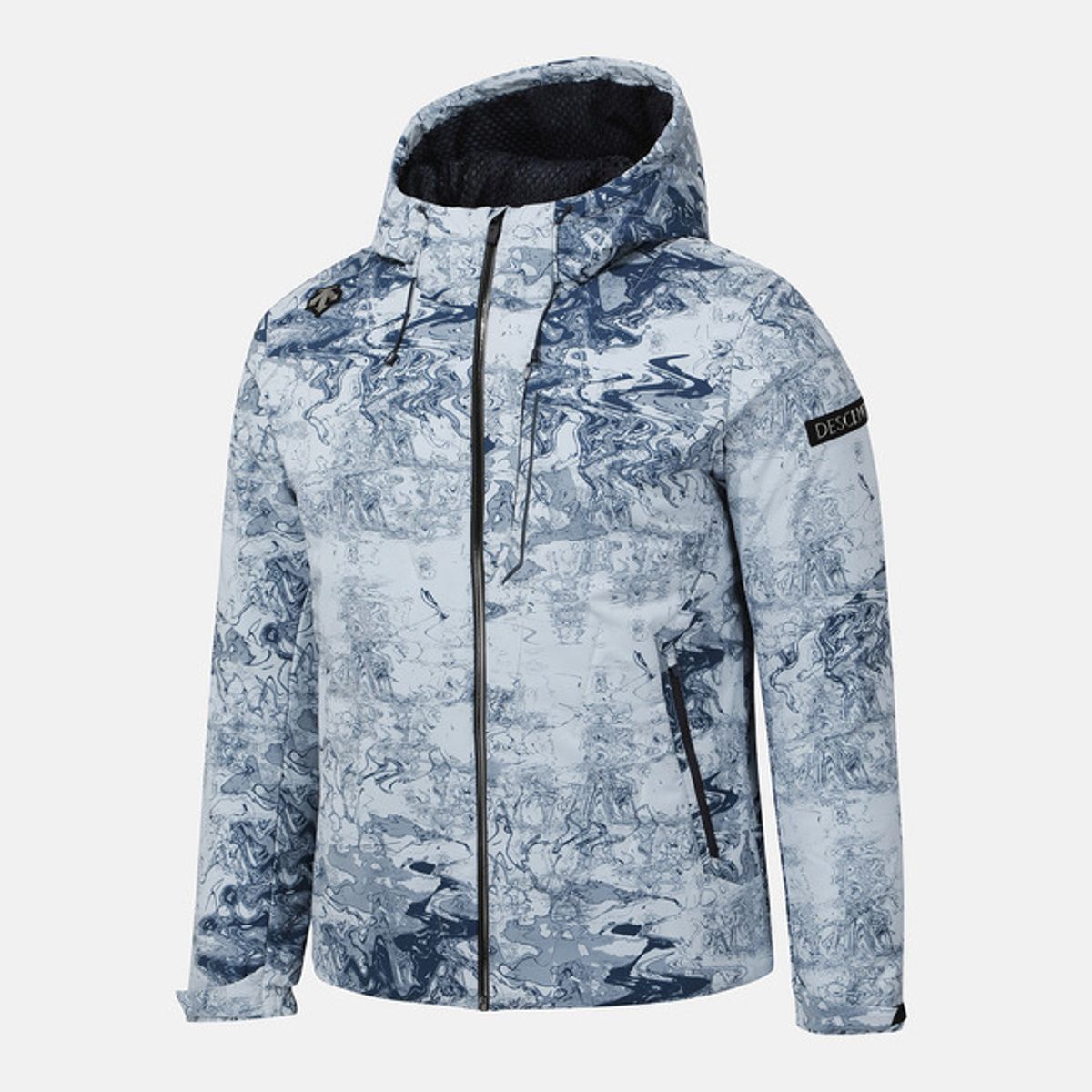 데상트(DESCENTE) 스노우스톰 경량 패딩 자켓 패턴 SQ321SPD97