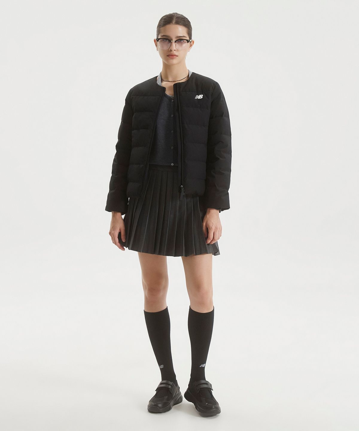 뉴발란스(NEW BALANCE) NBNPF4W022 / WOMEN 액티브 라이트 다운 (BLACK)