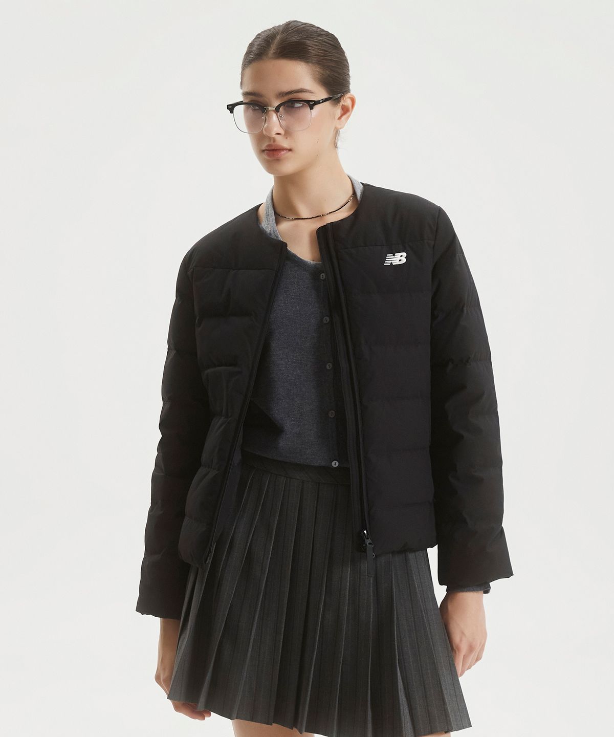 뉴발란스(NEW BALANCE) NBNPF4W022 / WOMEN 액티브 라이트 다운 (BLACK)