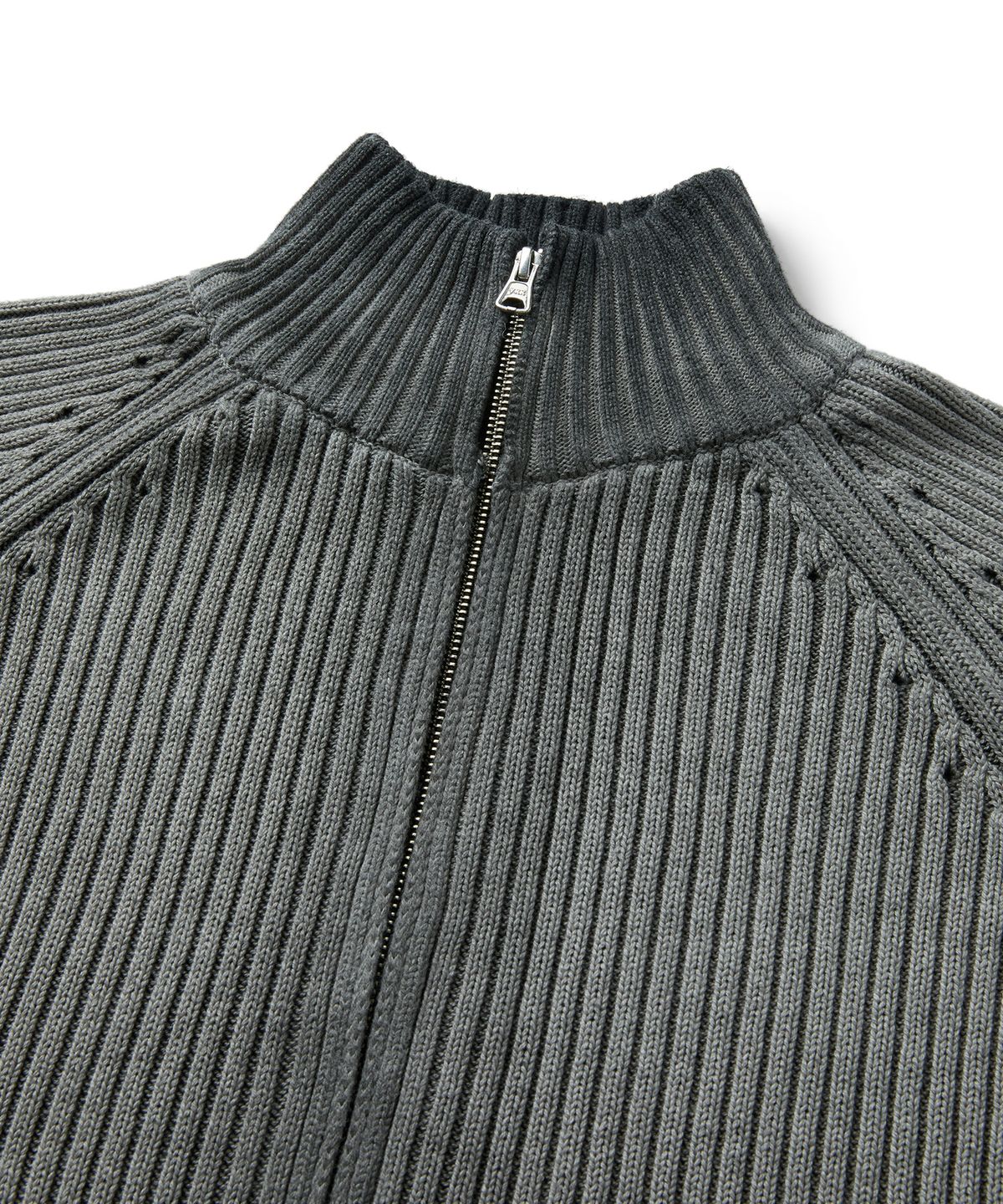 엠엠아이씨(MMIC) MUSK ZIP-UP KNIT (BLACK)