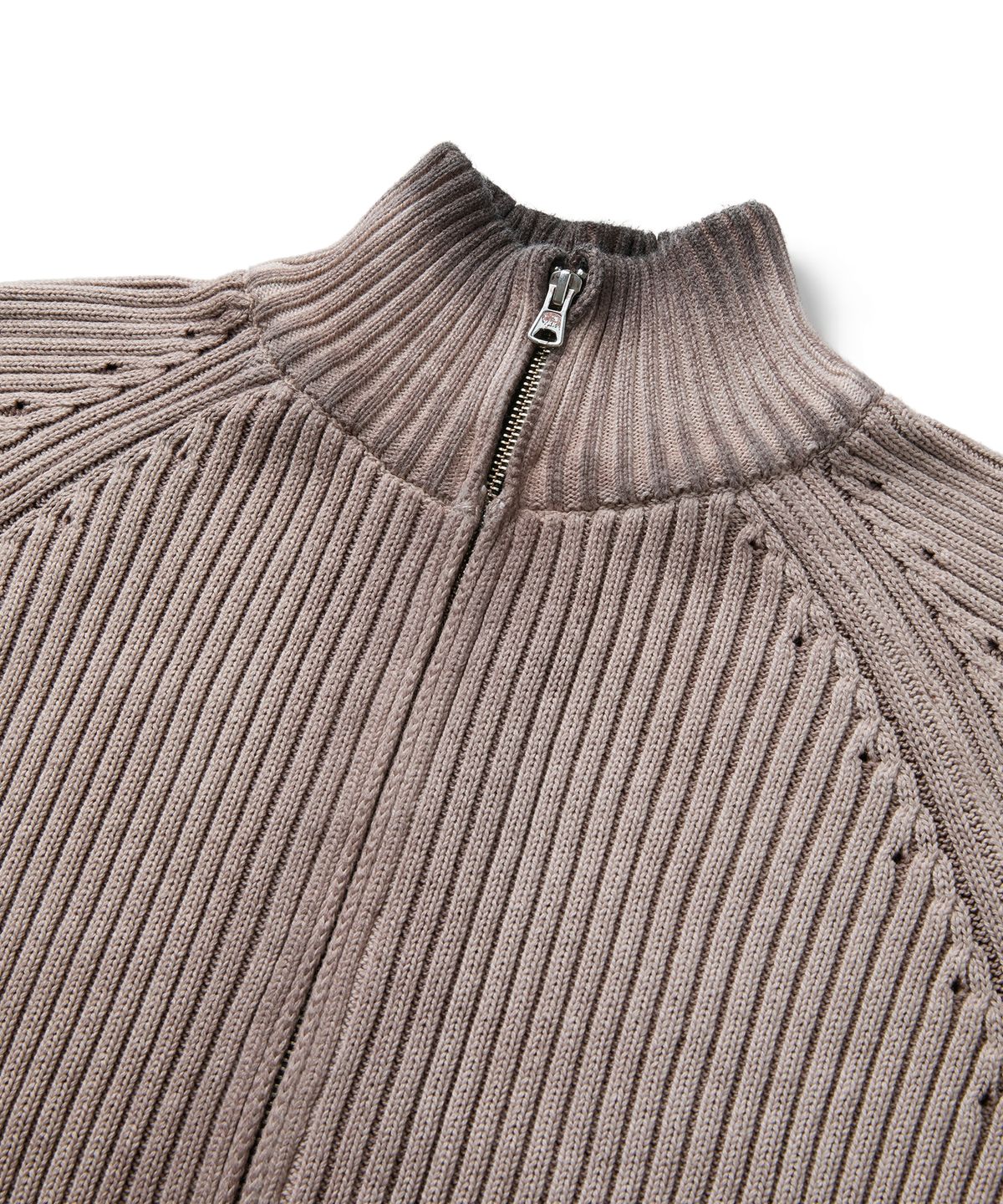 엠엠아이씨(MMIC) MUSK ZIP-UP KNIT (BROWN)