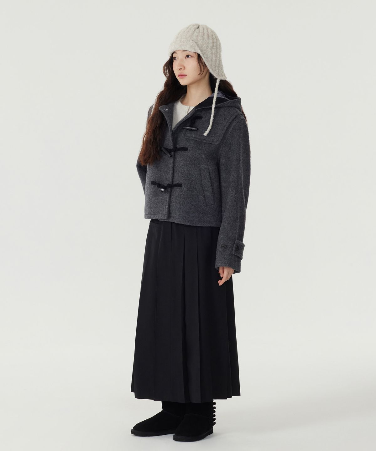 커버낫 우먼(COVERNAT WOMAN) 우먼 에딘 숏 더플코트 (2Color)