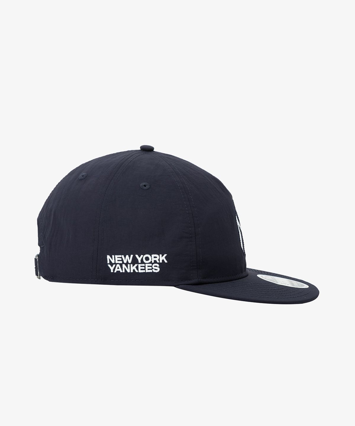 뉴에라(NEW ERA) MLB 뉴욕 양키스 체인 로고 A프레임 레트로 크라운 스트랩백 네이비