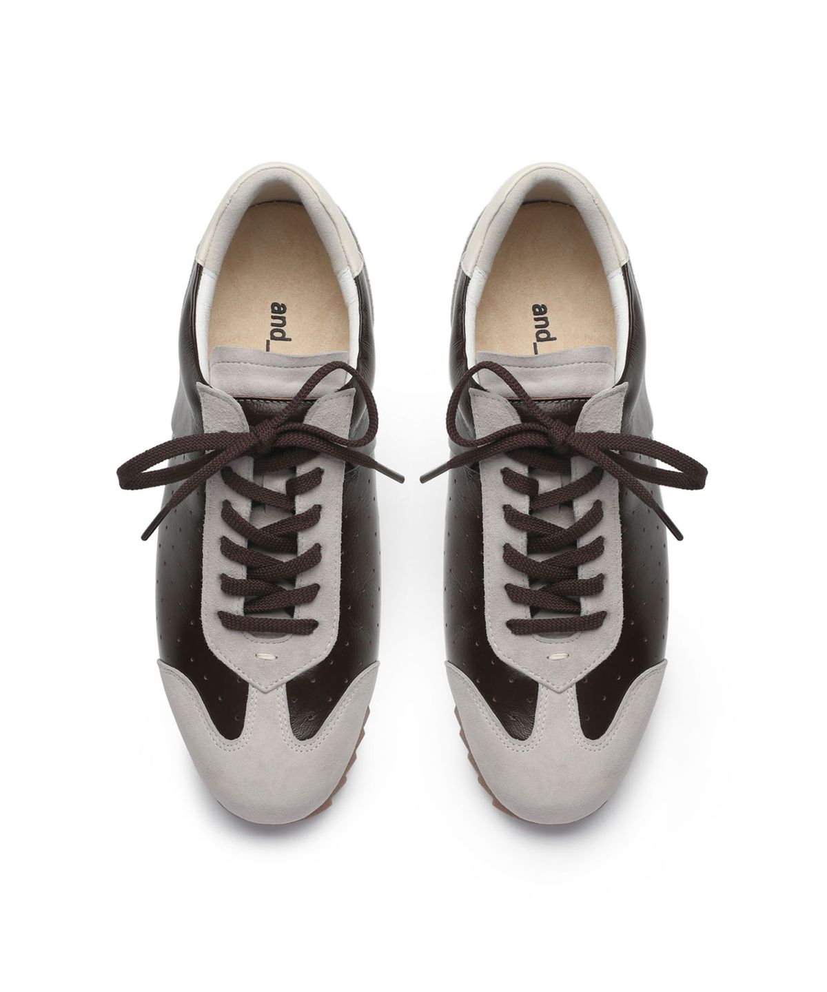 앤버터럼(ANDBUTTERUM) Purdy_Sneakers_Brown(BF5AMK52BR)