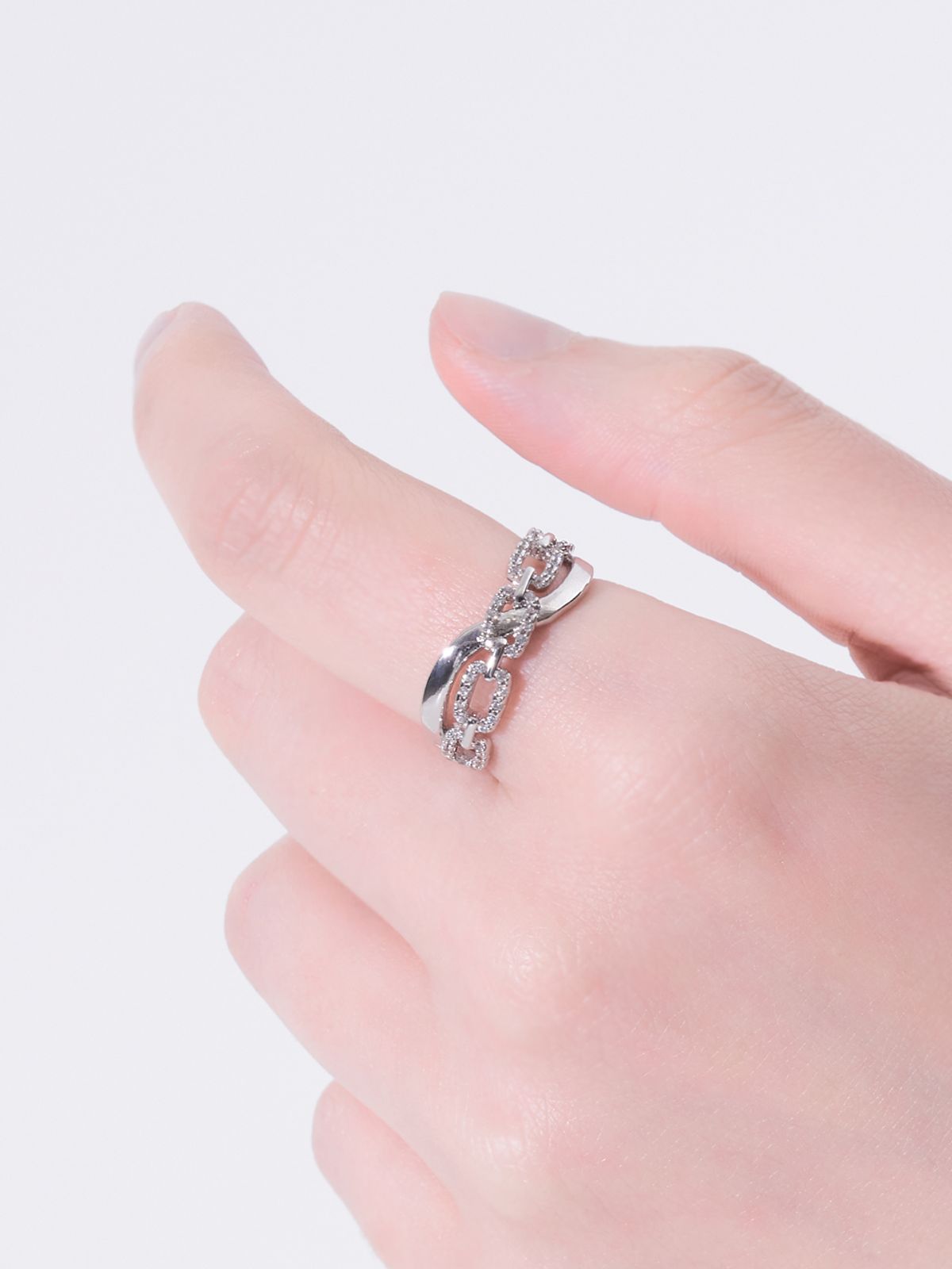 가이거주얼리(GEIGERJEWELRY) 크로스 체인 오픈링 GIBRWR003
