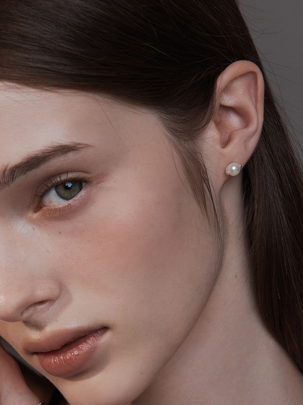 헤이(HEI) [sv925] petite pearl studs earring