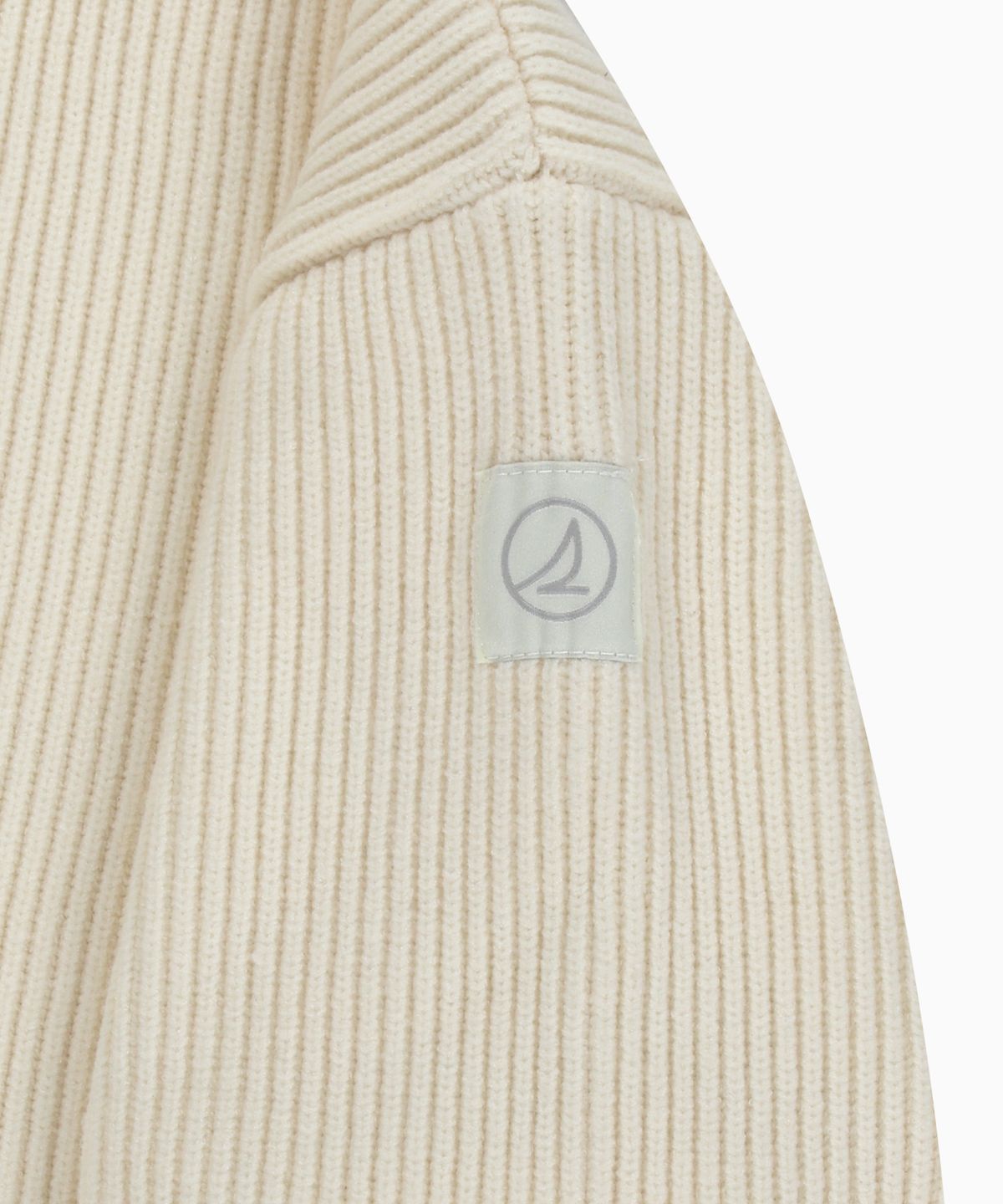 스페리(SPERRY) 베이직 니트 집업 스웨터_크림 [SPRN_2001]
