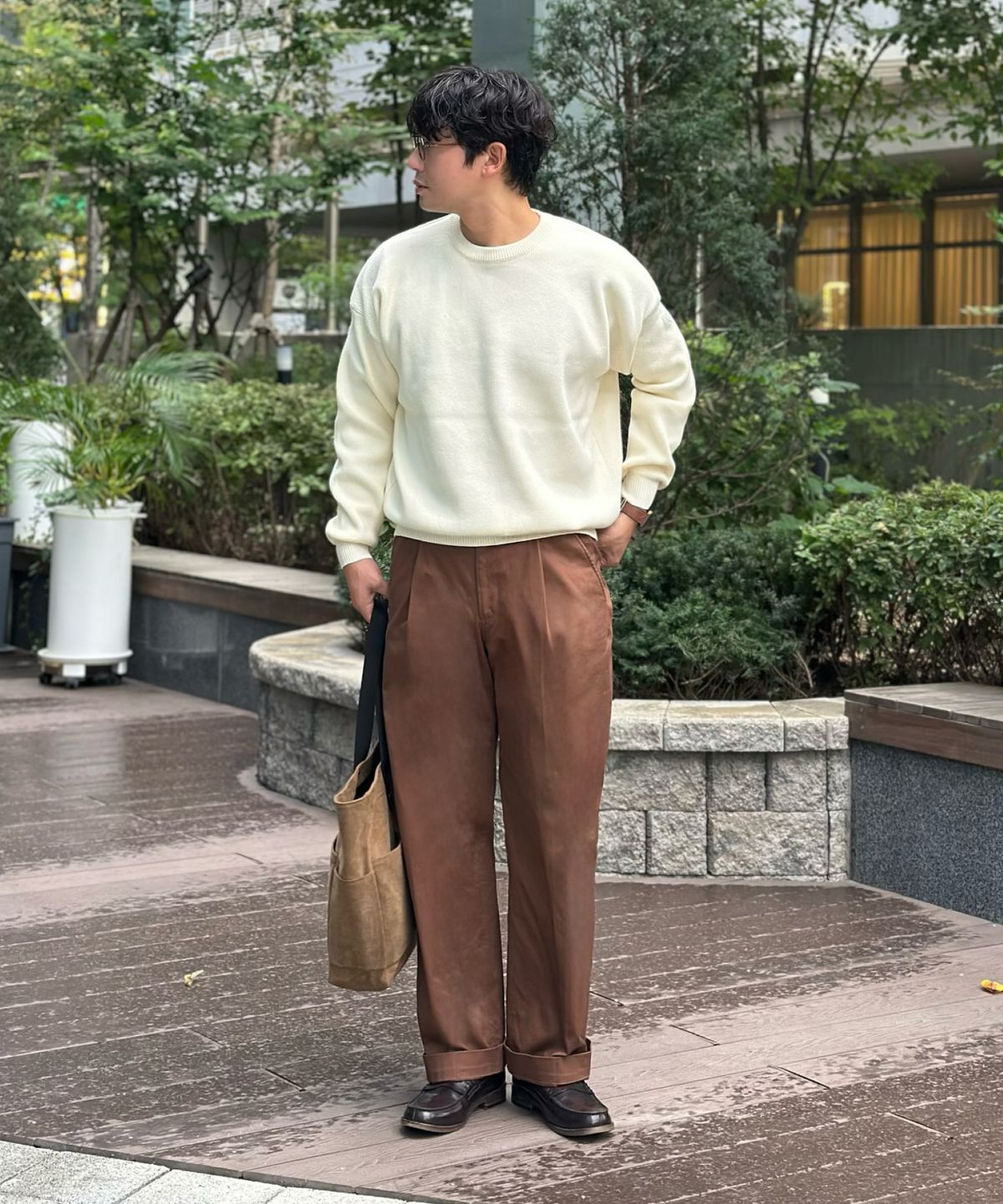 스페리(SPERRY) 루즈핏 니트 스웨터_베이지 [SPRK_0002]