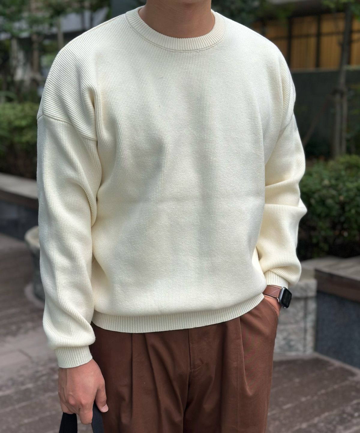 스페리(SPERRY) 루즈핏 니트 스웨터_블랙 [SPRK_0002]
