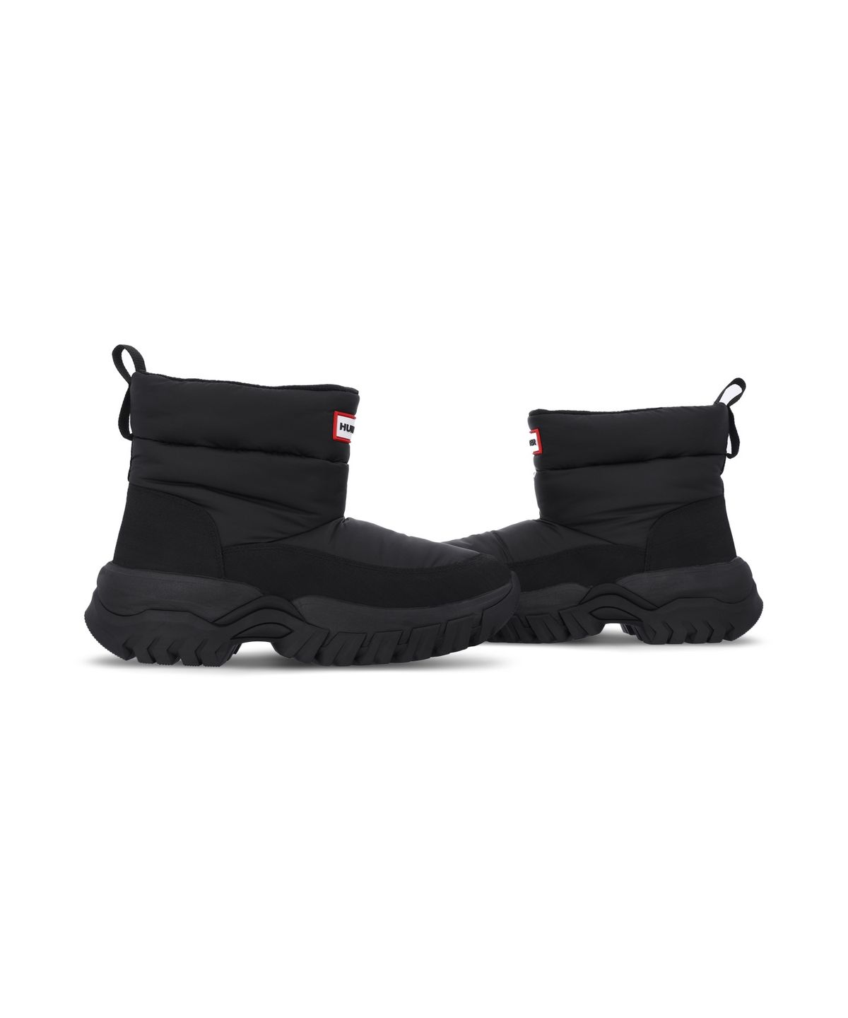 헌터(HUNTER) [UNISEX] 인트레피드 원더러 숏 스노우 부츠-블랙