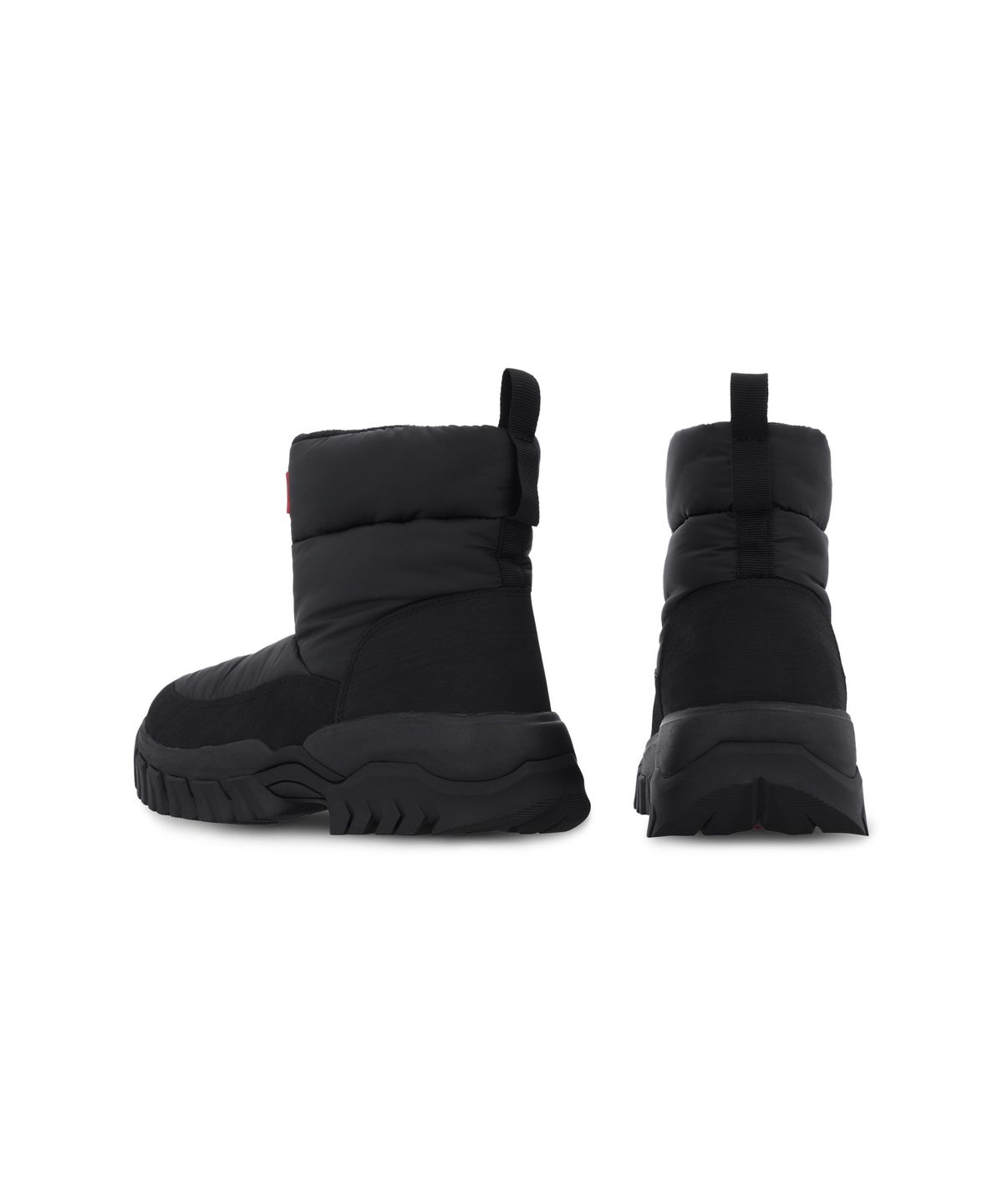 헌터(HUNTER) [UNISEX] 인트레피드 원더러 숏 스노우 부츠-블랙