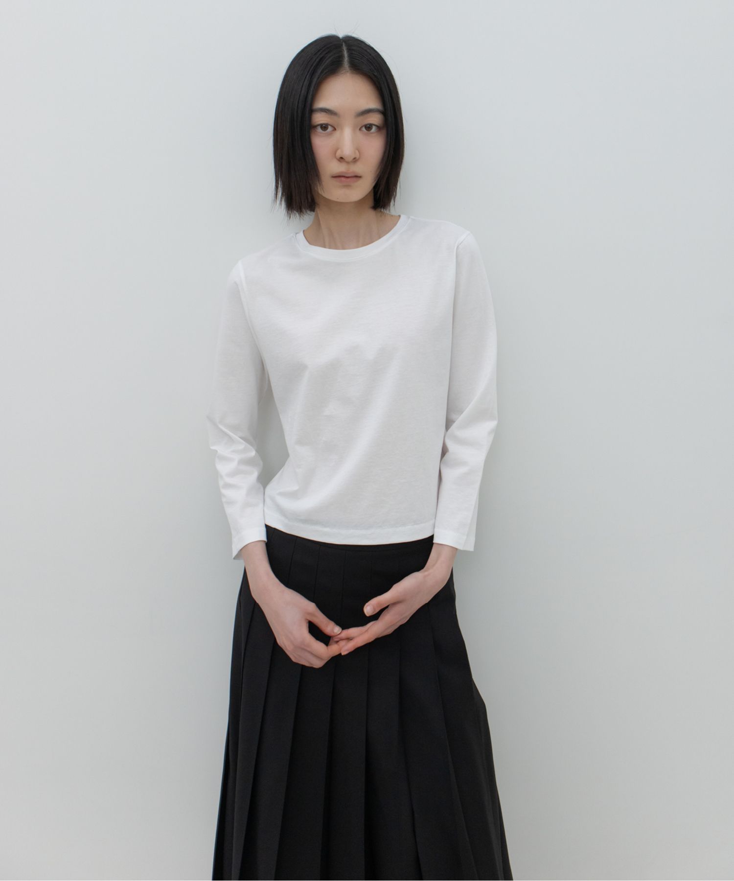 MUSINSA公式 | GBH APPAREL PLEATS SKIRT PANTS / BLACK