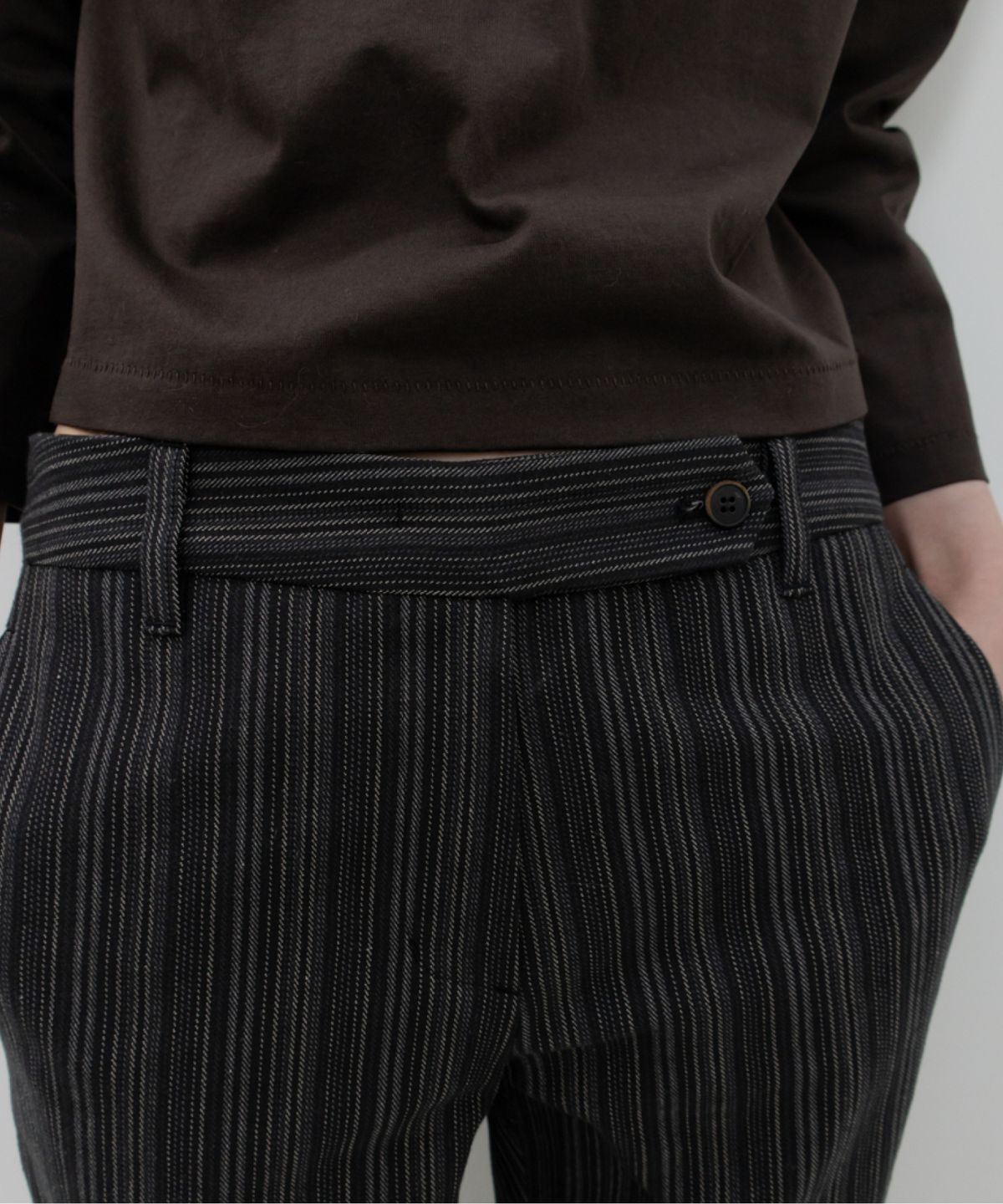 지비에이치 어패럴(GBH APPAREL) STRIPE BOOTSCUT PANTS / MULTI