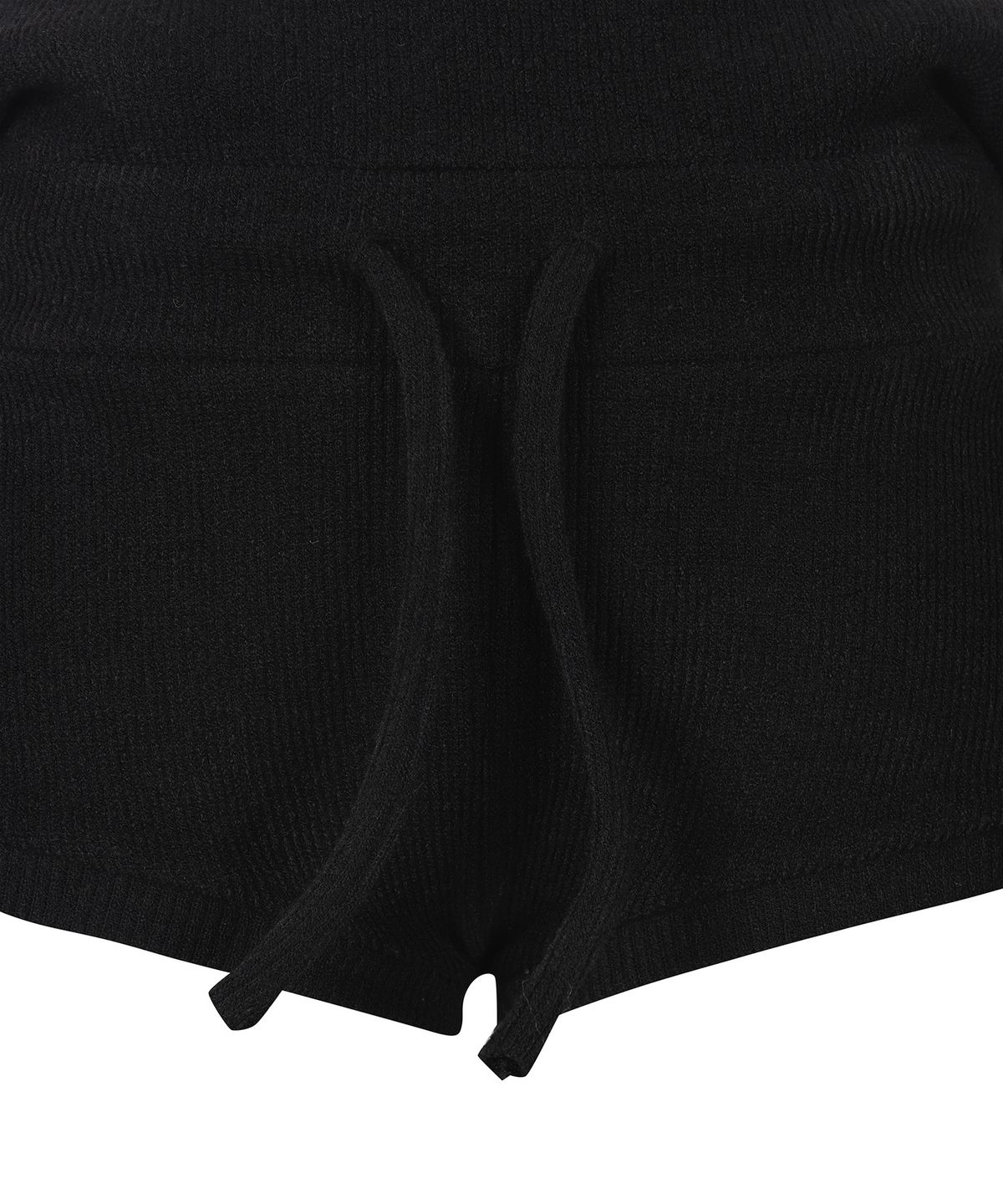 길라아카이브(GILAARCHIVE) BOLD LOGO POCKET KNIT SHORTS_BLACK
