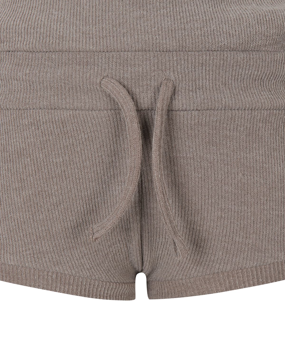 길라아카이브(GILAARCHIVE) BOLD LOGO POCKET KNIT SHORTS_BROWN