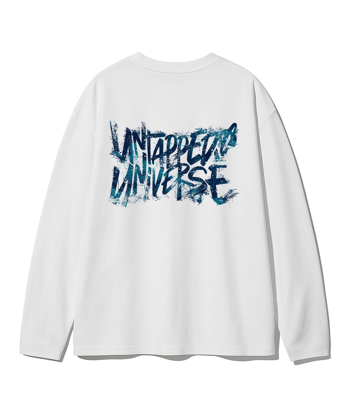 언탭트 스튜디오(UNTAPPED STUDIO) 유니버스 페인팅 스크레치 오버핏 긴팔 티셔츠 8Color