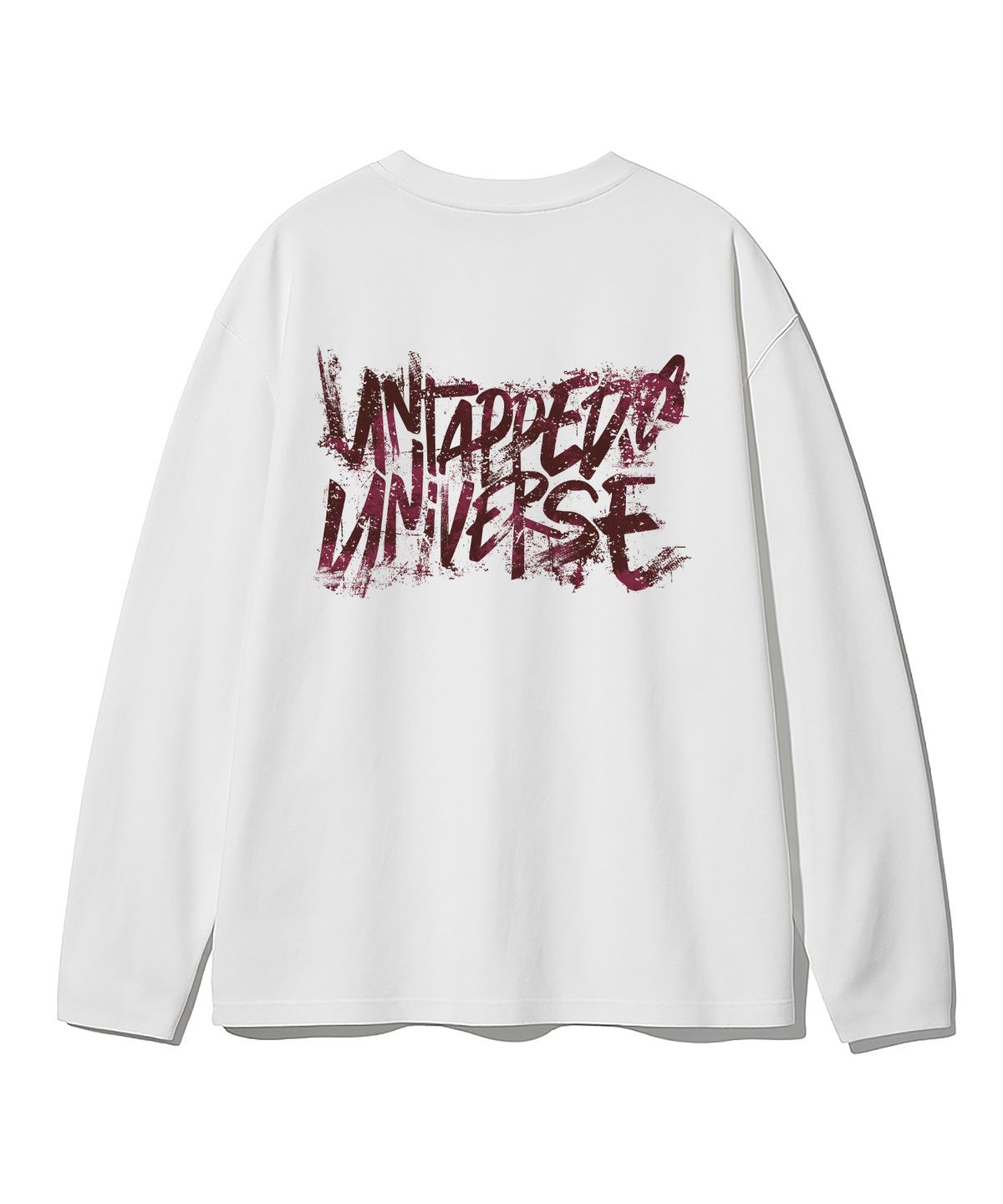 언탭트 스튜디오(UNTAPPED STUDIO) 유니버스 페인팅 스크레치 오버핏 긴팔 티셔츠 8Color