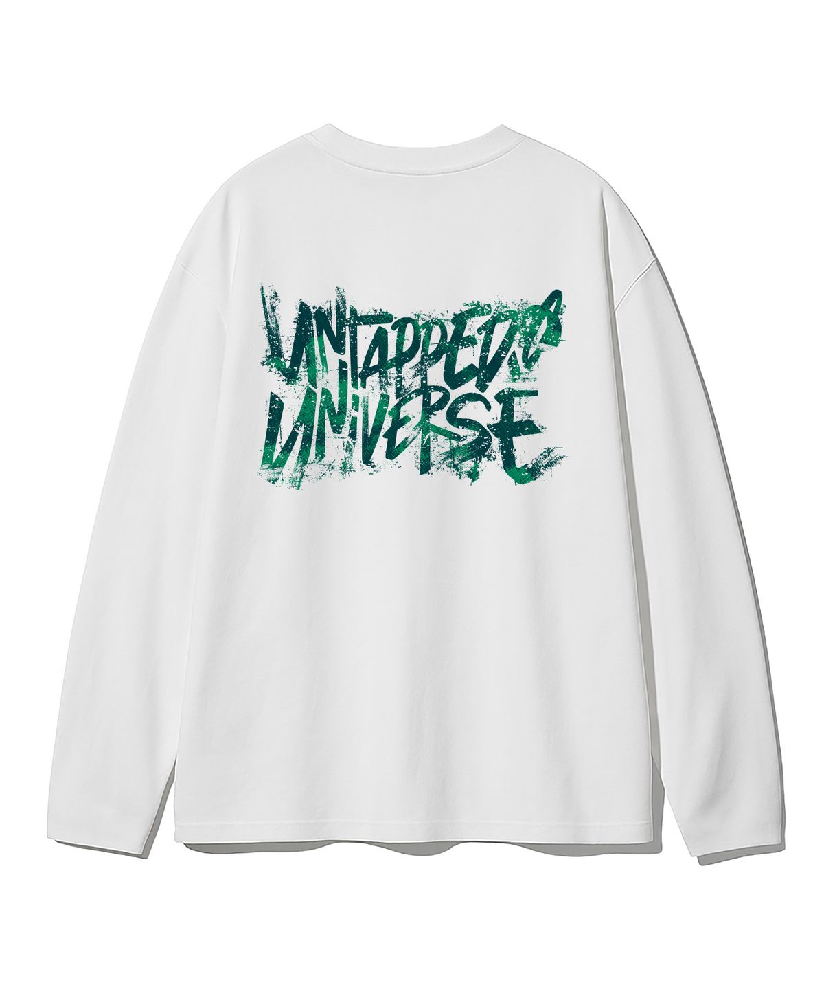 언탭트 스튜디오(UNTAPPED STUDIO) 유니버스 페인팅 스크레치 오버핏 긴팔 티셔츠 8Color