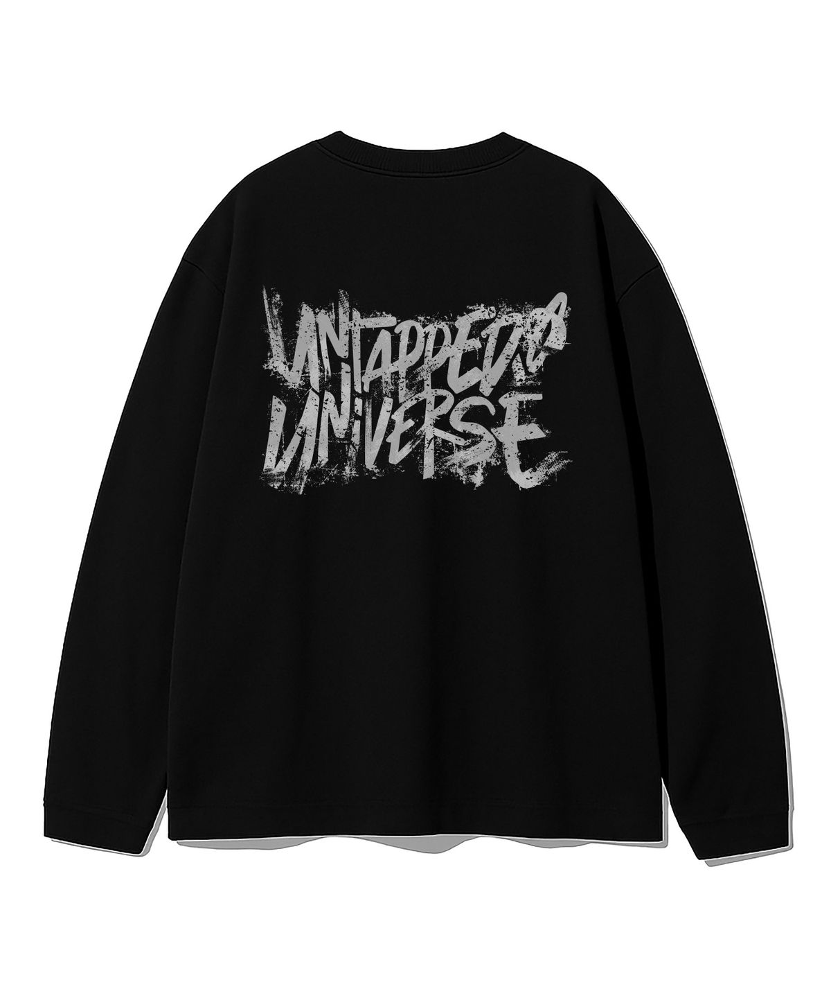 언탭트 스튜디오(UNTAPPED STUDIO) 유니버스 페인팅 스크레치 오버핏 긴팔 티셔츠 8Color