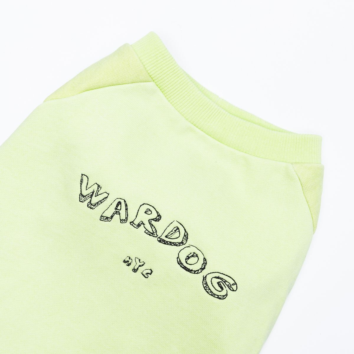 워독(WARDOG) NYC 로고 스웻셔츠 펫 - 빈티지 그린