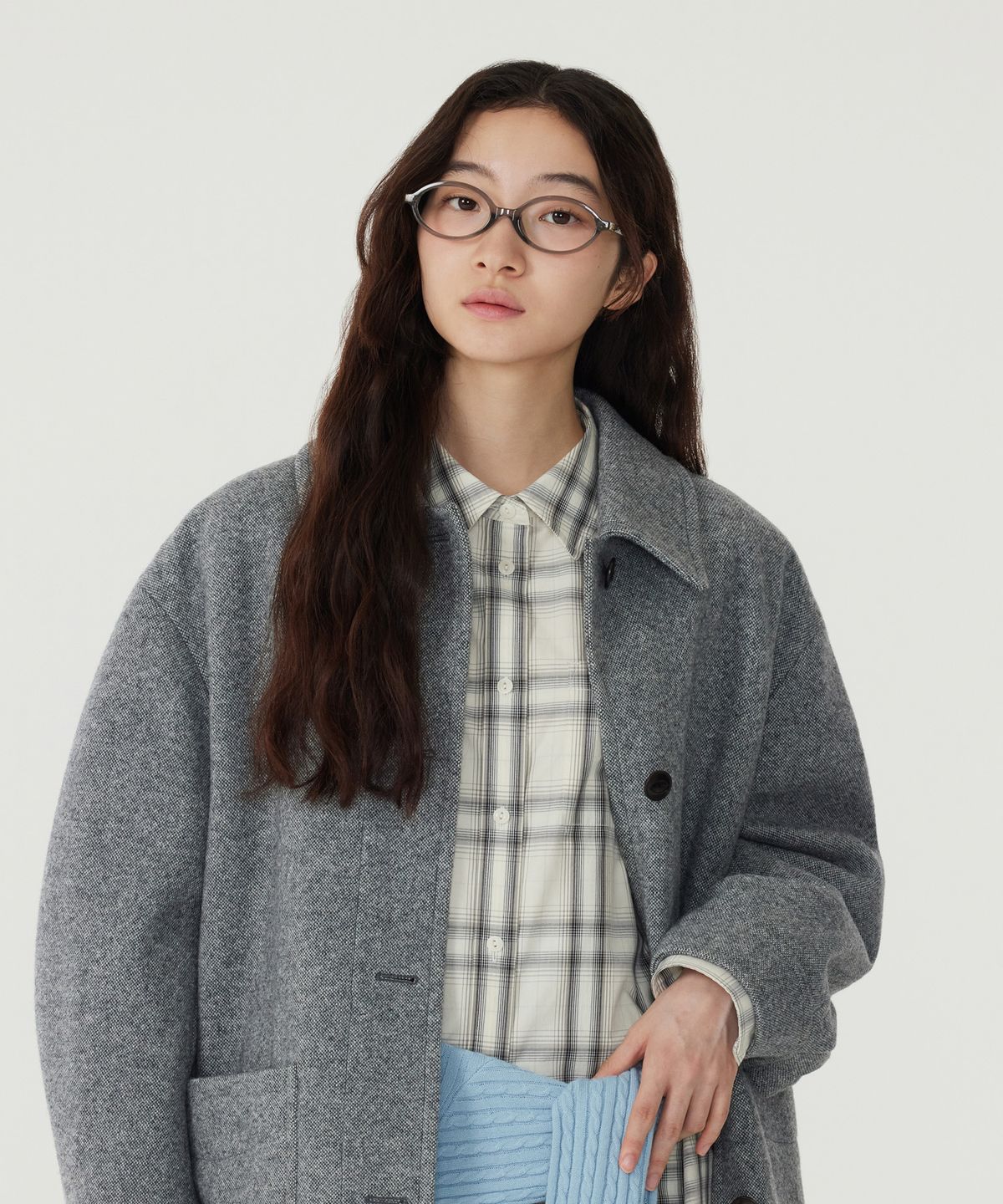 커버낫 우먼(COVERNAT WOMAN) 우먼 울 하프 코트 (2Color)