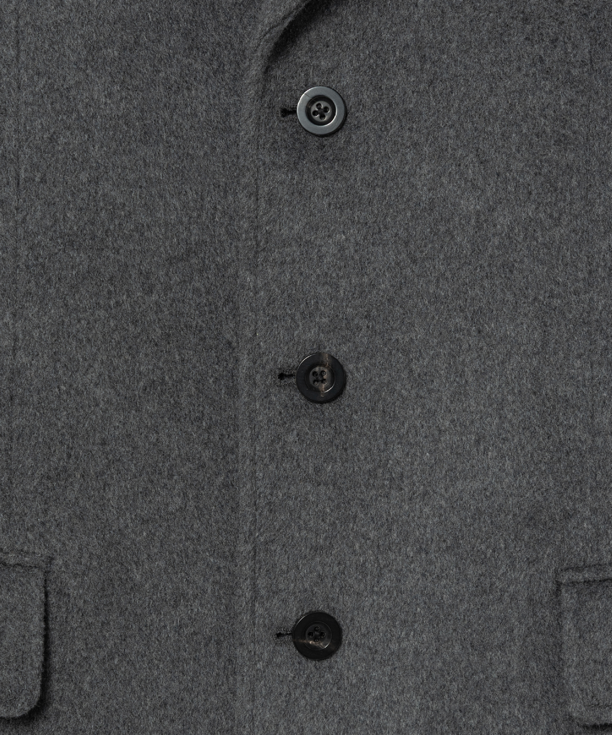 넌블랭크(NONBLANK) 울 캐시미어 블렌드 3BTN 자켓_MEDIUM GREY