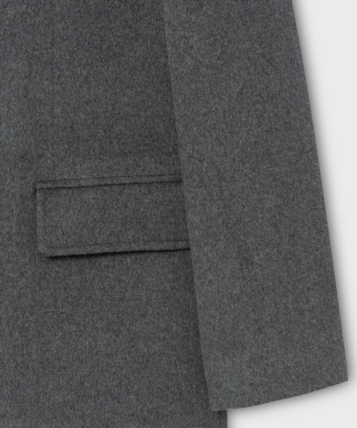 넌블랭크(NONBLANK) 울 캐시미어 블렌드 3BTN 자켓_MEDIUM GREY