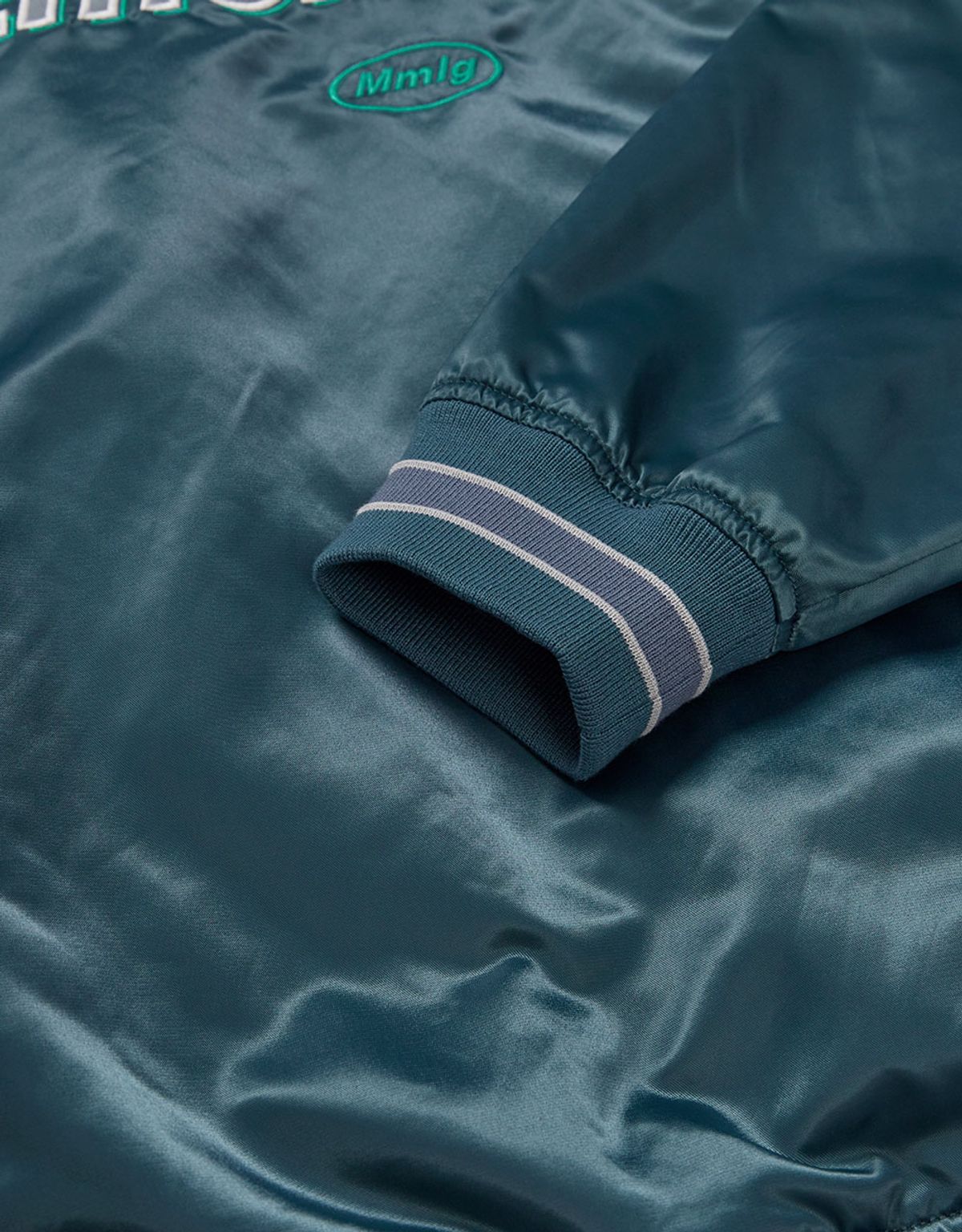 엠엠엘지(MMLG) [Mmlg] EM SATIN SPORTS PULLOVER (DEEP TURQUOISE)