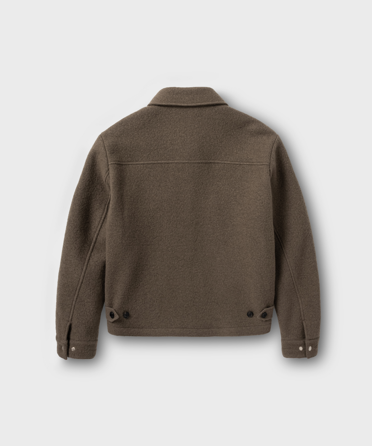 넌블랭크(NONBLANK) 헤어리 울 블렌드 자켓_TAUPE