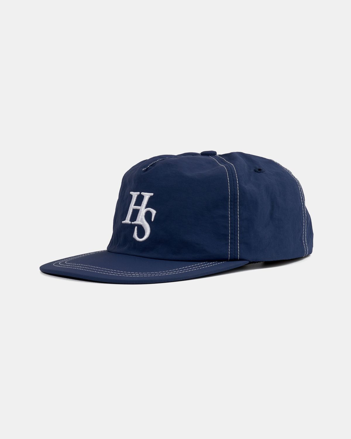 헬로 선라이즈(HELLO SUNRISE) HS Stitch Relaxed Fit 5P Cap_Navy