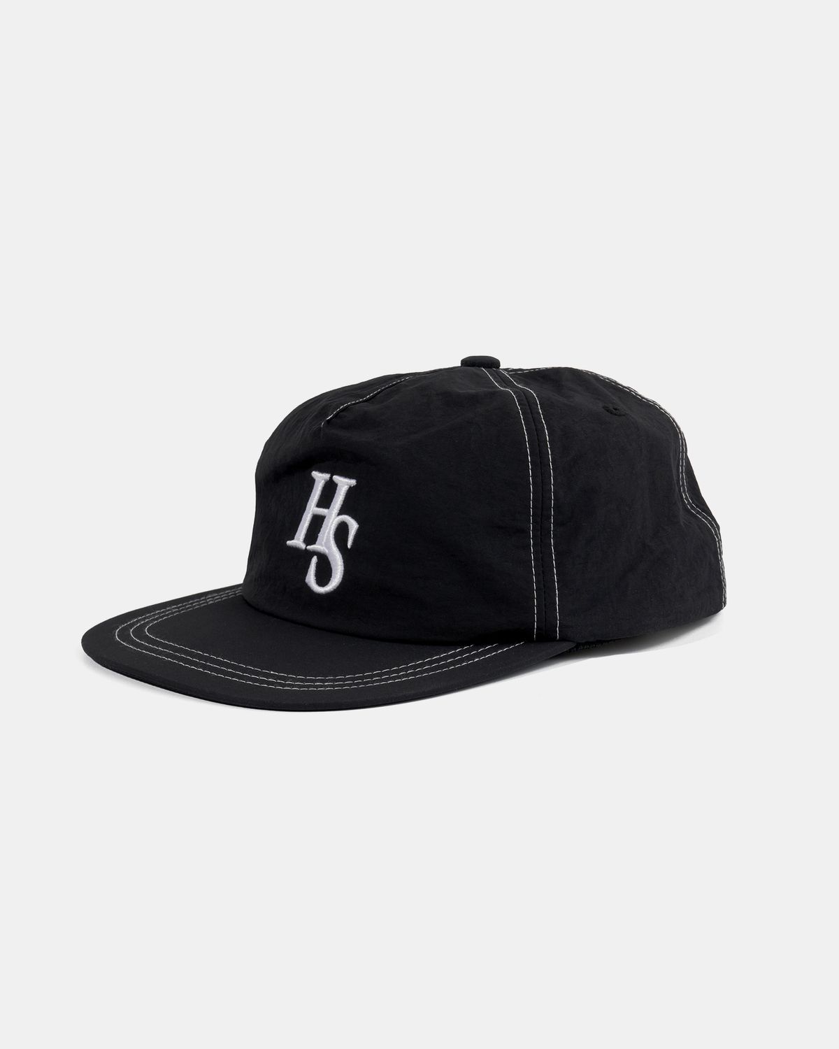 헬로 선라이즈(HELLO SUNRISE) HS Stitch Relaxed Fit 5P Cap_Black