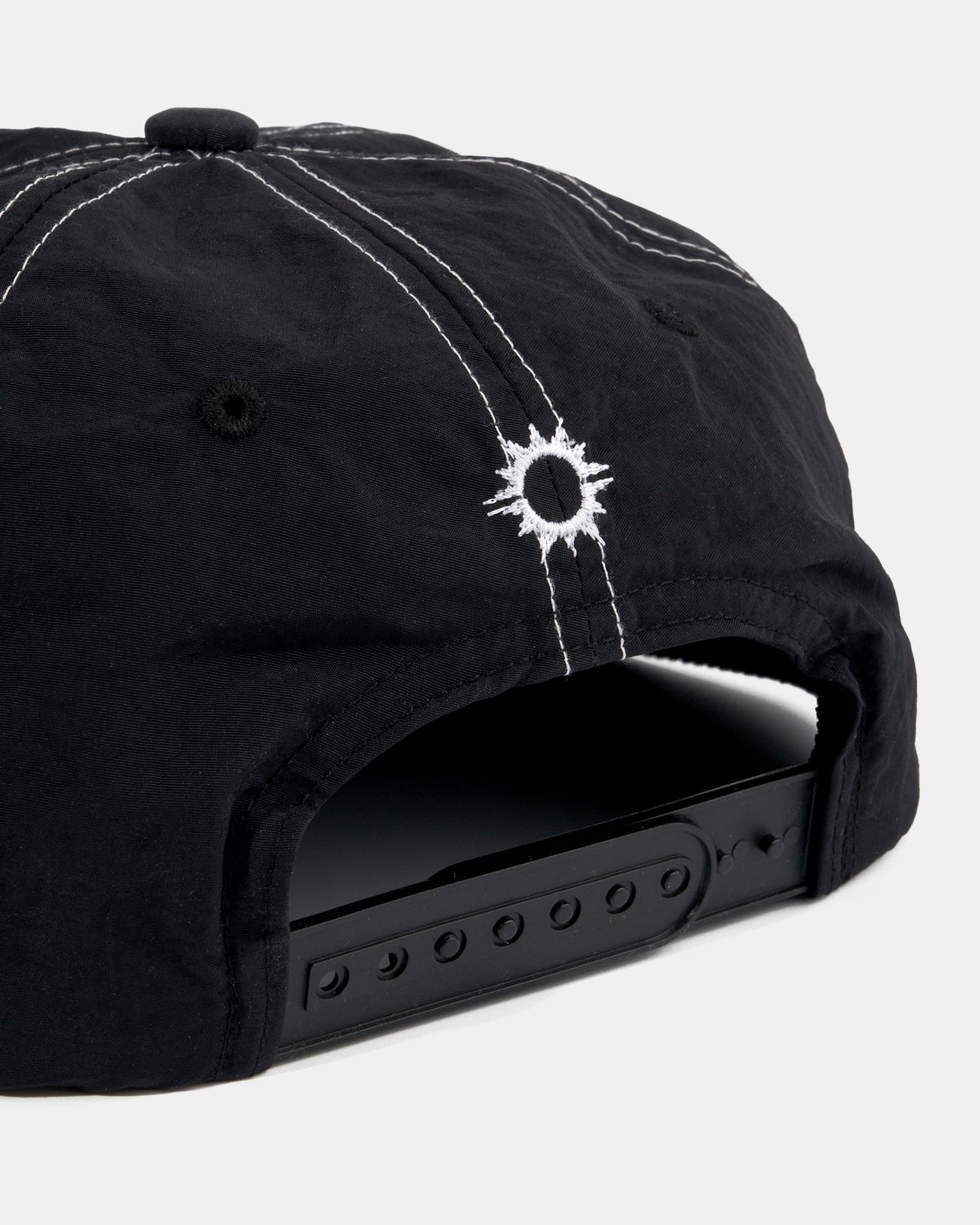 헬로 선라이즈(HELLO SUNRISE) HS Stitch Relaxed Fit 5P Cap_Black