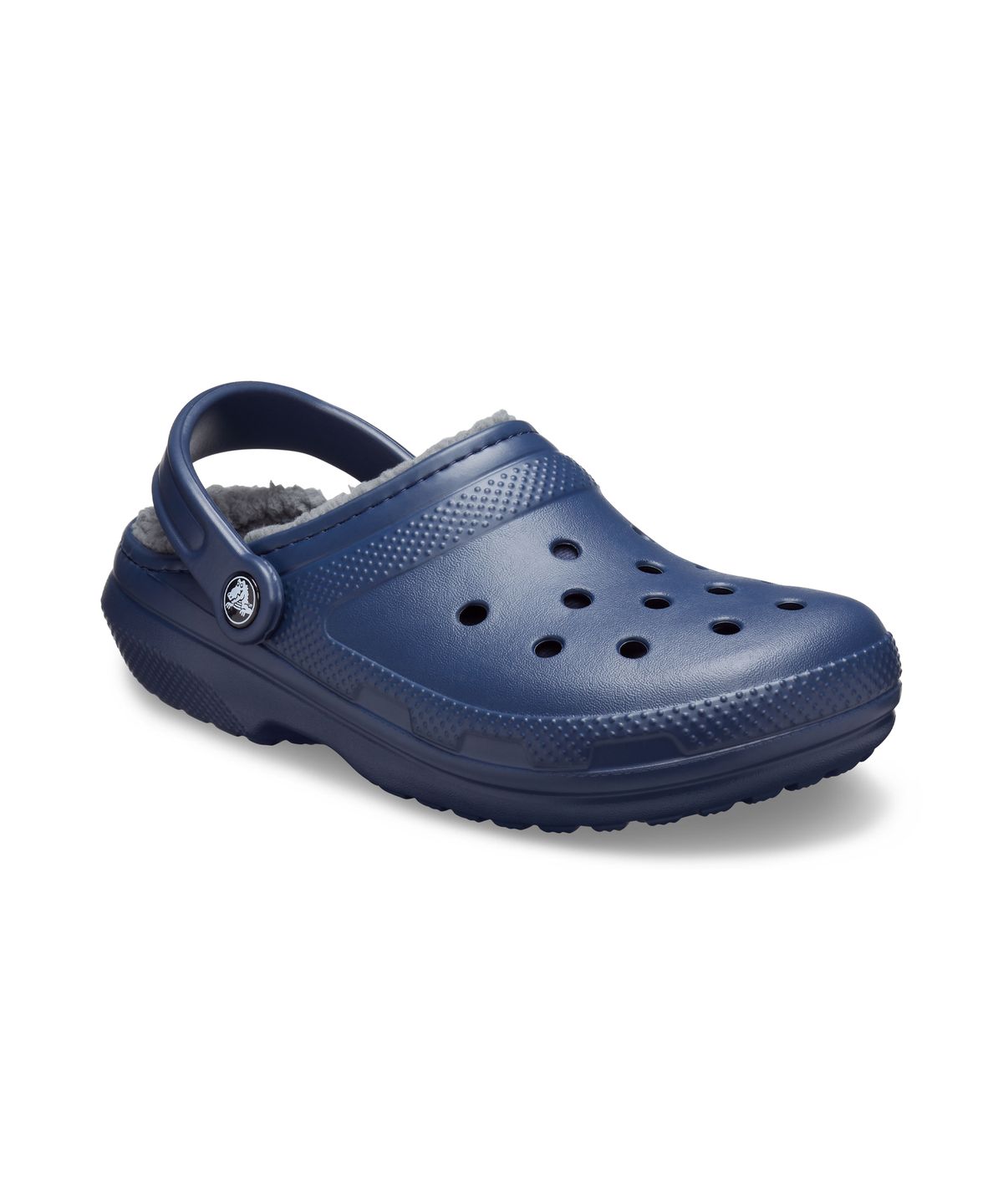 크록스(CROCS) 클래식 라인드 클로그 - 네이비/차콜 / 203591-459