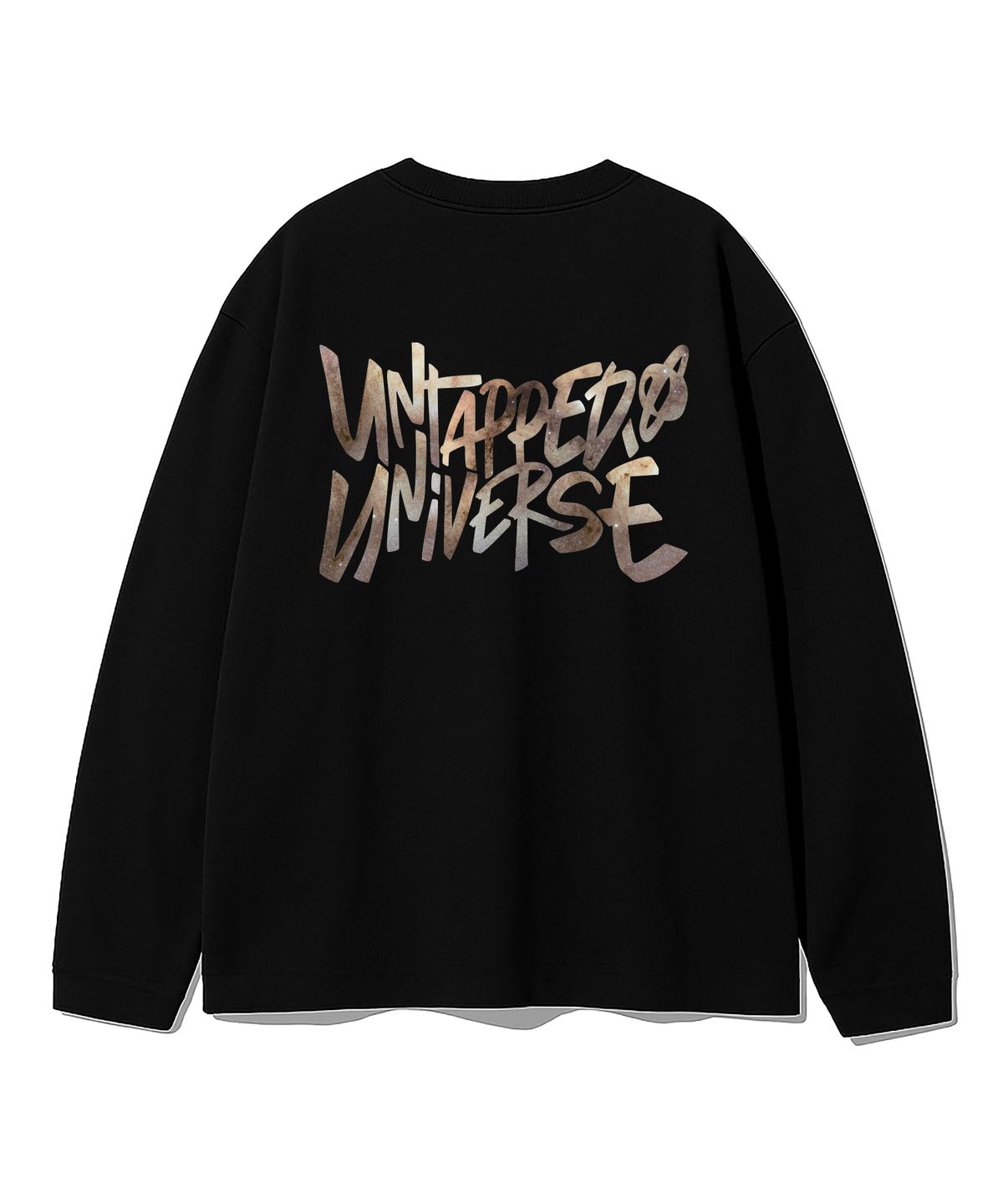 언탭트 스튜디오(UNTAPPED STUDIO) 유니버스 스페이스 아트웍 오버핏 긴팔 티셔츠 8Color