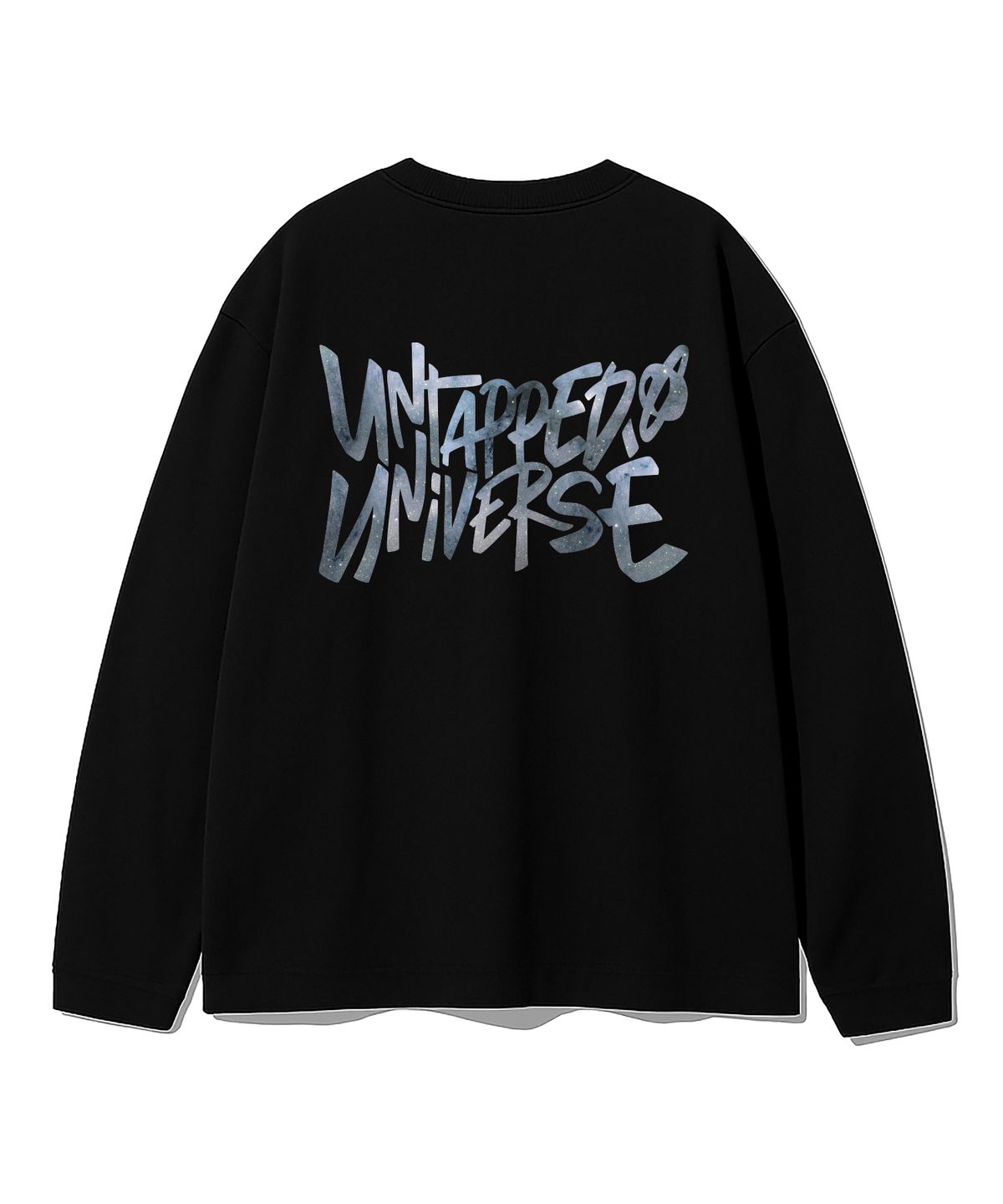 언탭트 스튜디오(UNTAPPED STUDIO) 유니버스 스페이스 아트웍 오버핏 긴팔 티셔츠 8Color